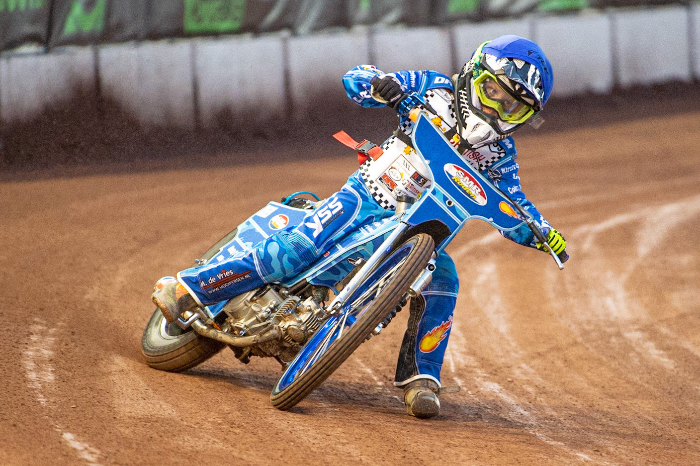 Photo: Ian CharlesStene Pijper in action (125cc B Class)British Youth Speedway Championship (Round 5), National Speedway Stadium, Manchester Saturday  10  October  2020
