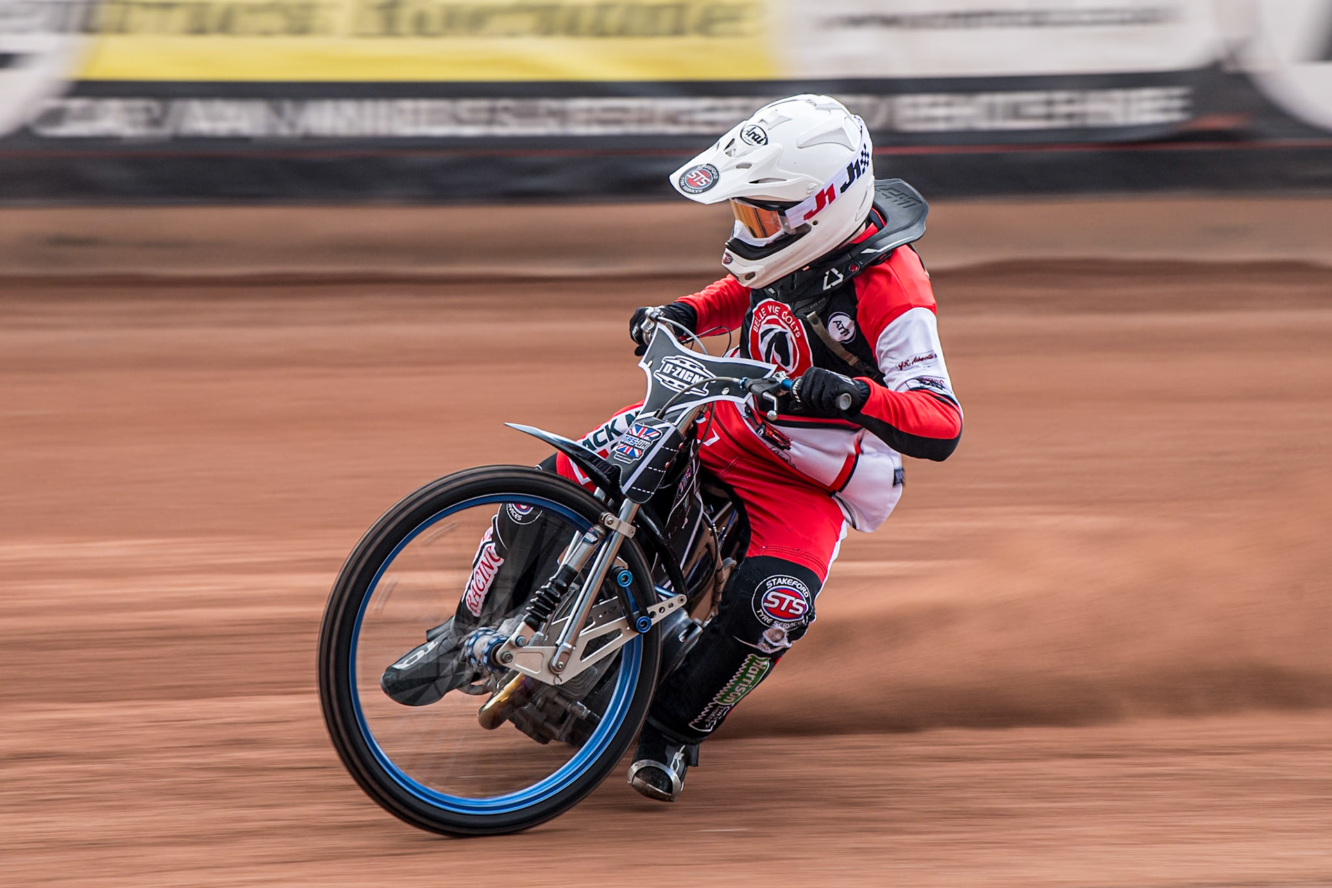 Jack Shimelt in action during the Belle Vue Aces Media Day at the National Speedway Stadium, Manchester on Wednesday 12th March 2025. (Photo: Ian Charles | MI News)