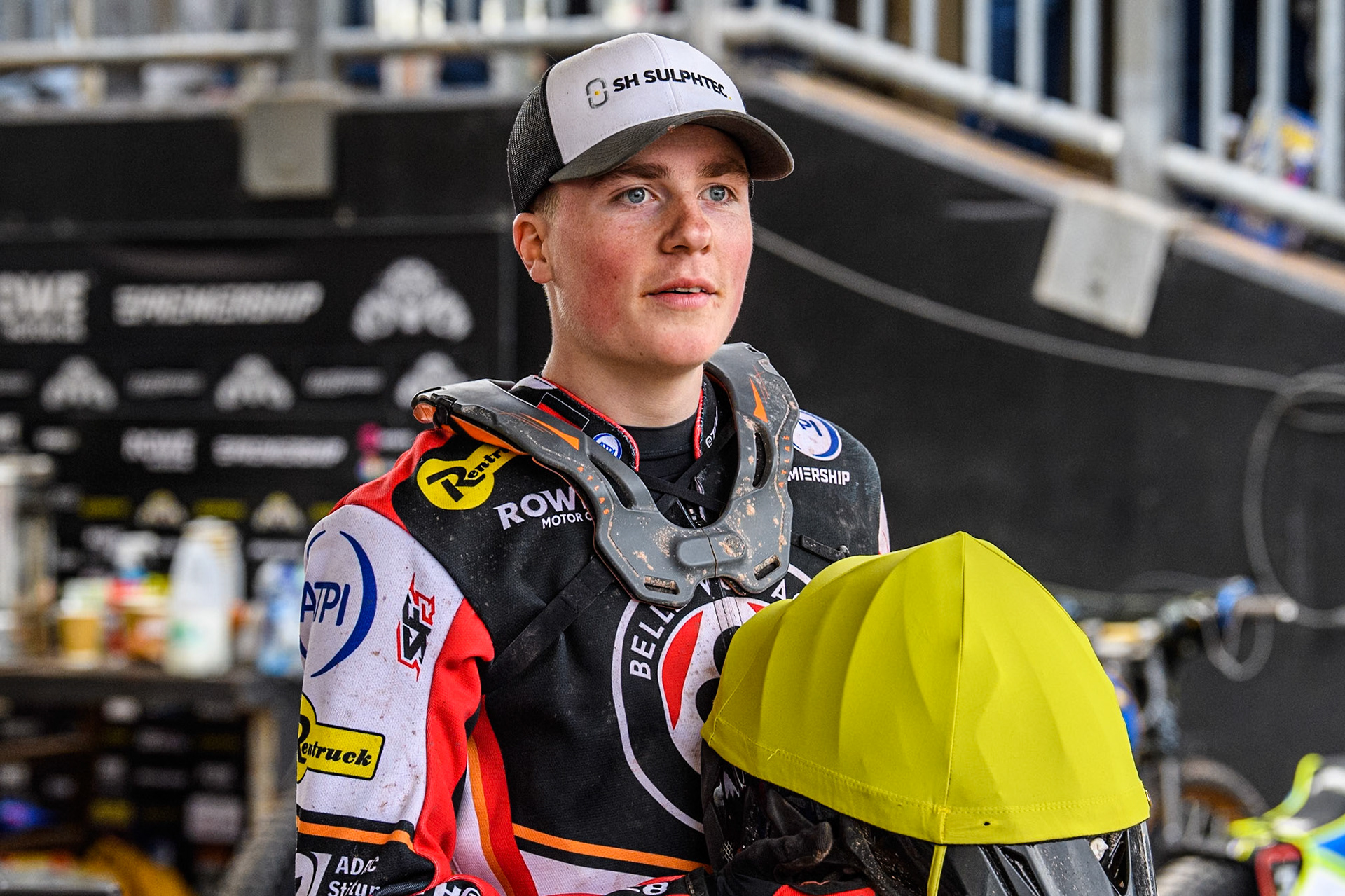 Norick Blödorn of Belle Vue Aces during the Rowe Motor Oil Premiership match between Sheffield Tigers and Belle Vue Aces at Owlerton Stadium, Sheffield on Monday 5th May 2025. (Photo: Ian Charles | MI News)