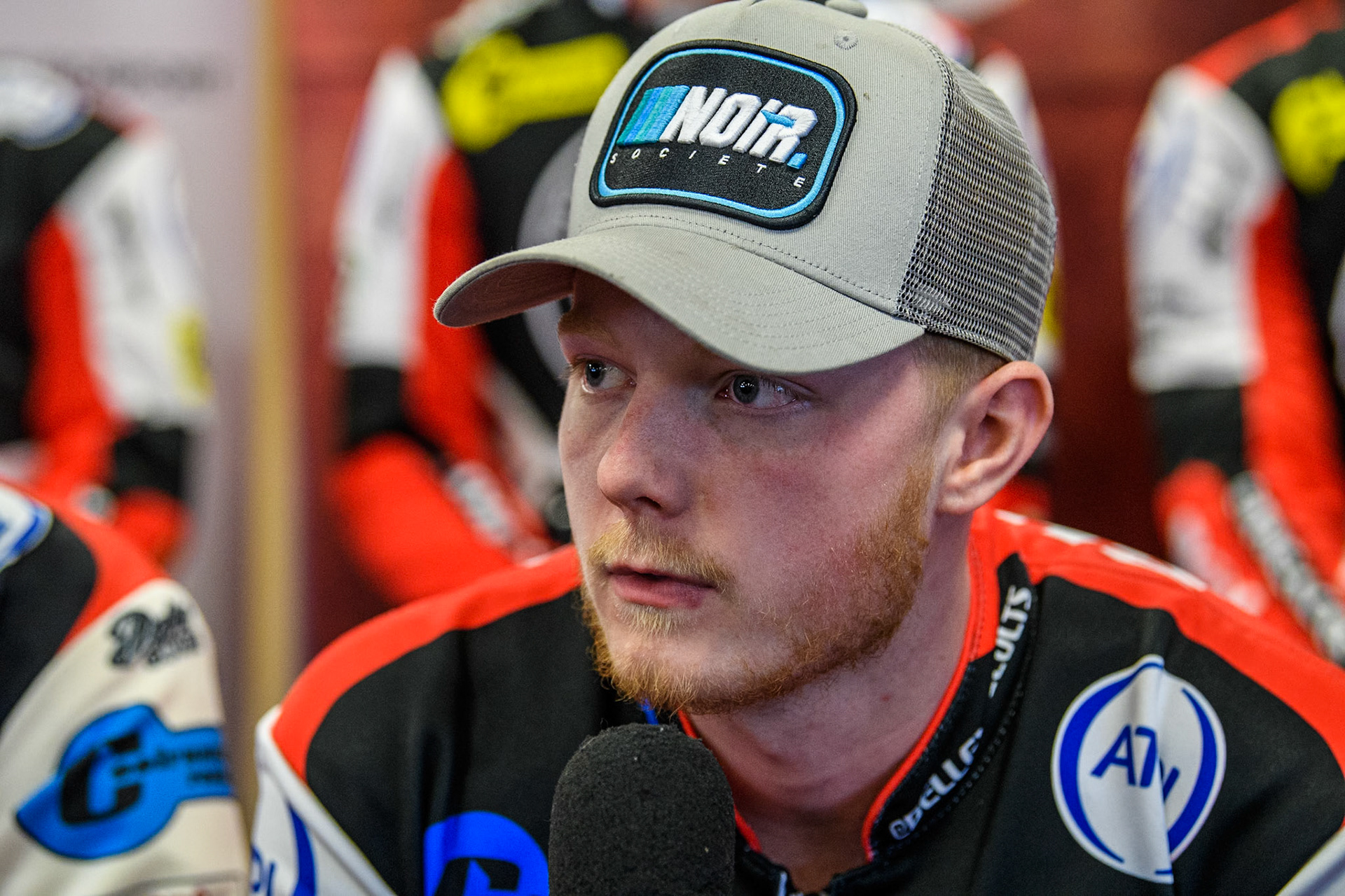 Belle Vue Colts' rider Jack Shimelt  during the Belle Vue Aces Media Day at the National Speedway Stadium, Manchester on Monday 11th March 2024. (Photo: Ian Charles | MI News)