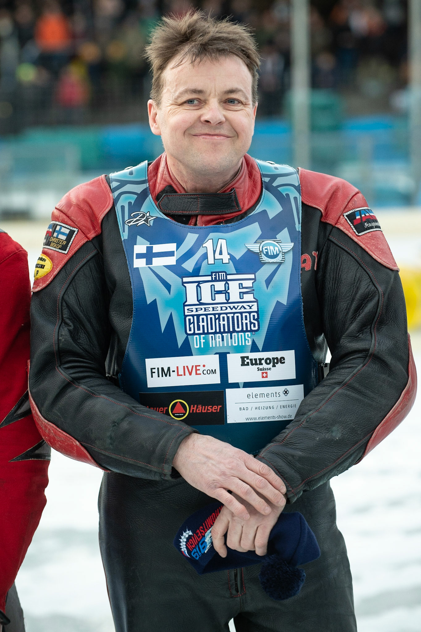 BERLIN GERMANY  - February 29  Christer Biskop of Finland  during theIce Speedway of Nations (Day 1) at the Horst-Dohm-Eisstadion, Berlin,  on Saturday 29 February 2020. (Credit: Ian Charles | MI News)
