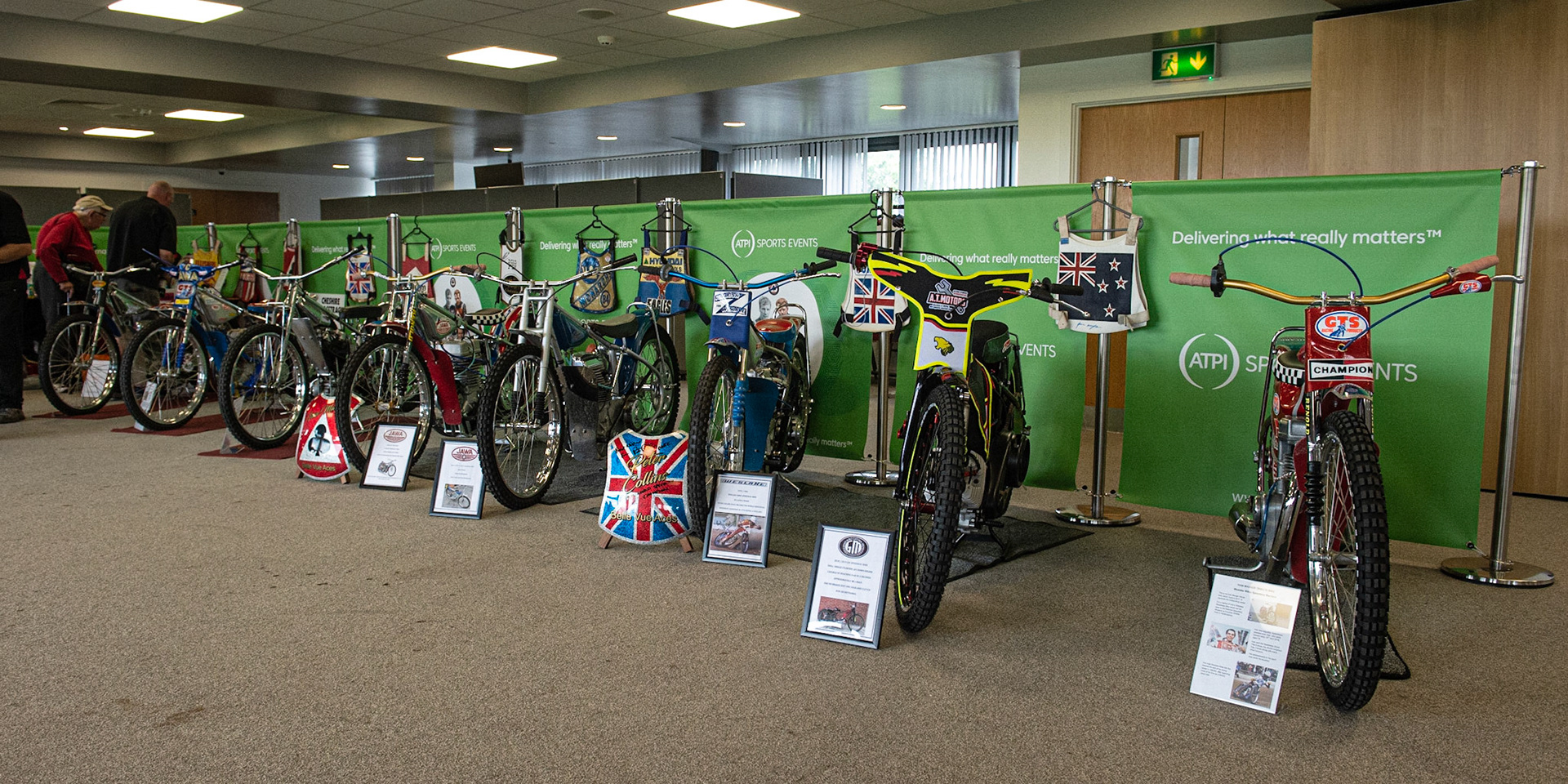 Photo: Ian Charles

Display of old bikes in the Collectors Fayre

Summer Speed Saturday & British Youth Speedway Championship Round 5, National Speedway Stadium, Manchester, Saturday 22 June 2019