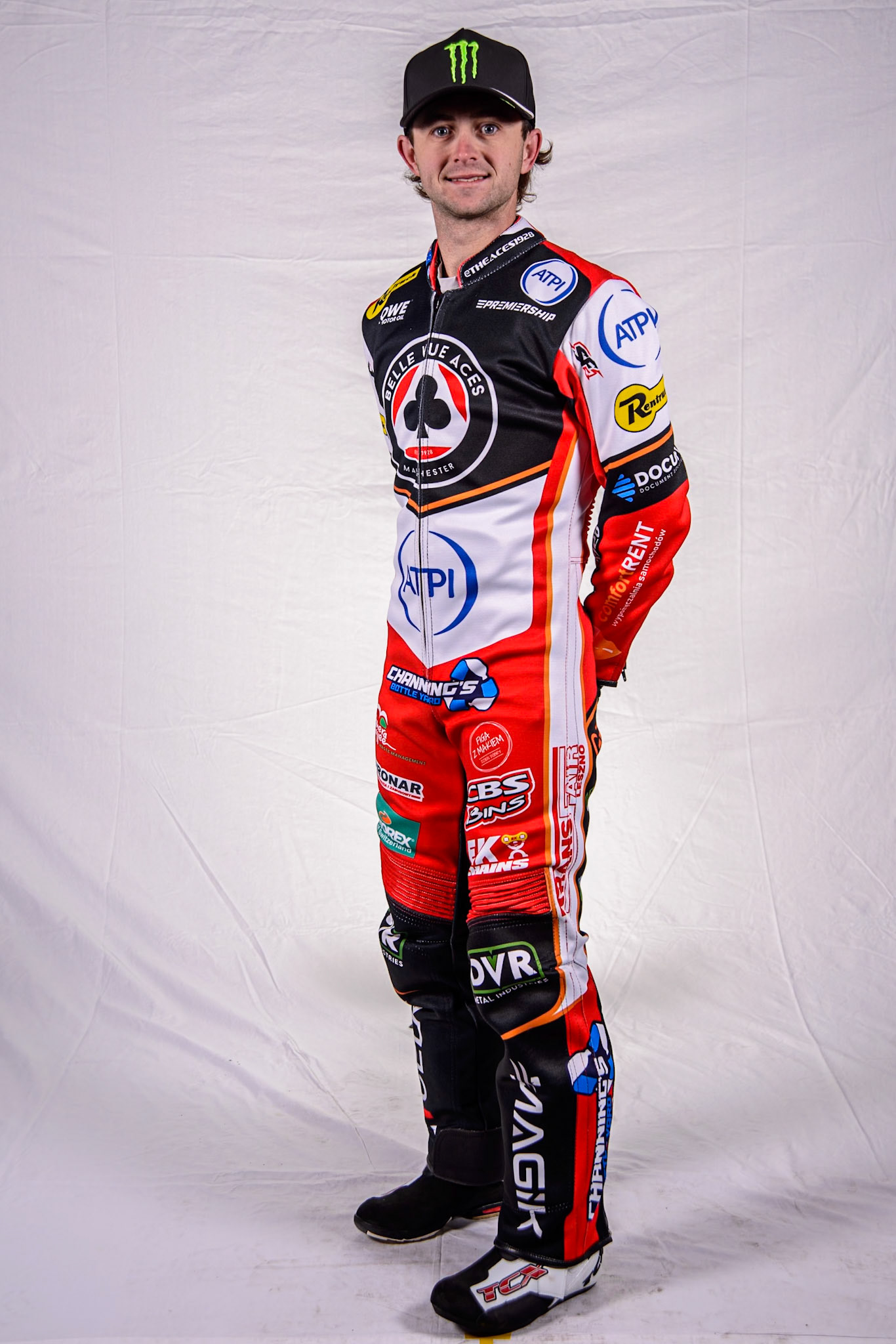 Jaimon Lidsey - Belle Vue Aces during the Belle Vue Aces Media Day at the National Speedway Stadium, Manchester on Wednesday 12th March 2025. (Photo: Ian Charles | MI News)