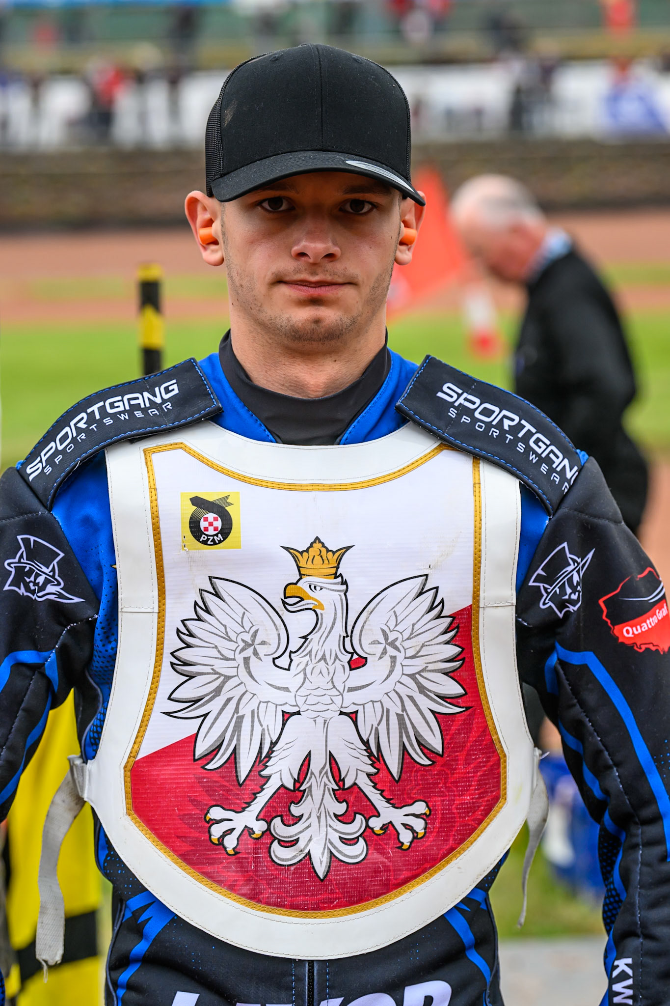Antoni Mencel of Poland during the FIM SGP2 Qualifying Round at the Peugeot Ashfield Stadium in Glasgow on Saturday 24th May 2025. (Photo: Ian Charles | MI News)