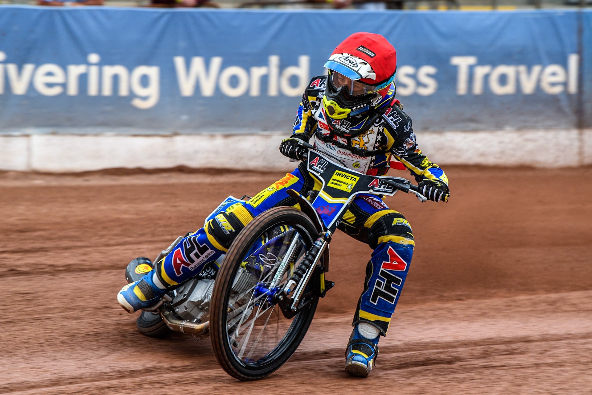 Liam Cox (500cc)   in action during the British Youth 500cc Championships at the National Speedway Stadium, Manchester on Friday 2nd August 2024. (Photo: Ian Charles | MI News)