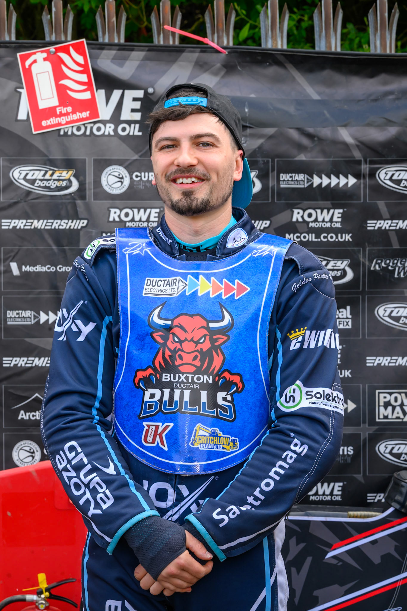 Ryan Ashcroft of Buxton Bulls during the WSRA National Development League match between Buxton Bulls and Edinburgh Monarchs Academy at Hi-Edge Speedway, Buxton on Sunday 14th June 2026. (Photo: Ian Charles | MI News)
