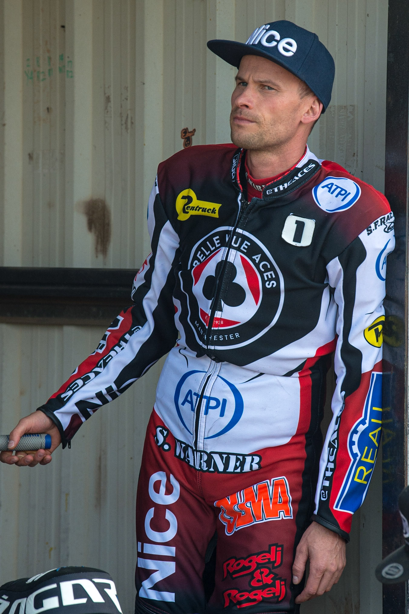WOLVERHAMPTON, UK. JUN 20TH Matej Zagar   of Belle Vue ATPI Aces  during the SGB Premiership match between Wolverhampton Wolves and Belle Vue Aces at Monmore Green Stadium, Wolverhampton on Monday 20th June 2022. (Credit: Ian Charles | MI News)
