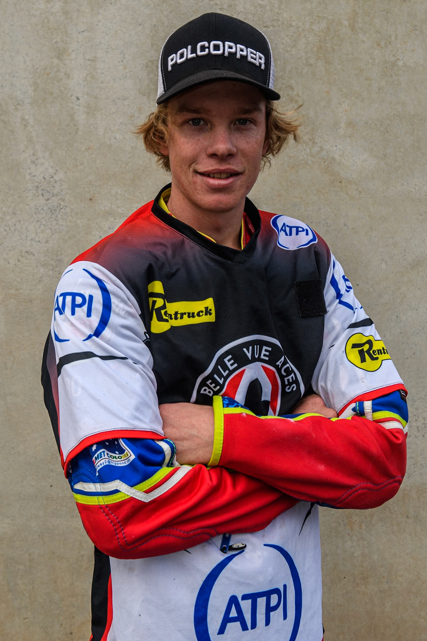 New Belle Vue ATPI Aces signing - Tate Zischke during the Rowe Motor Oil Premiership match between Belle Vue Aces and Ipswich Witches at the National Speedway Stadium, Manchester on Monday 1st July 2024. (Photo: Ian Charles | MI News)