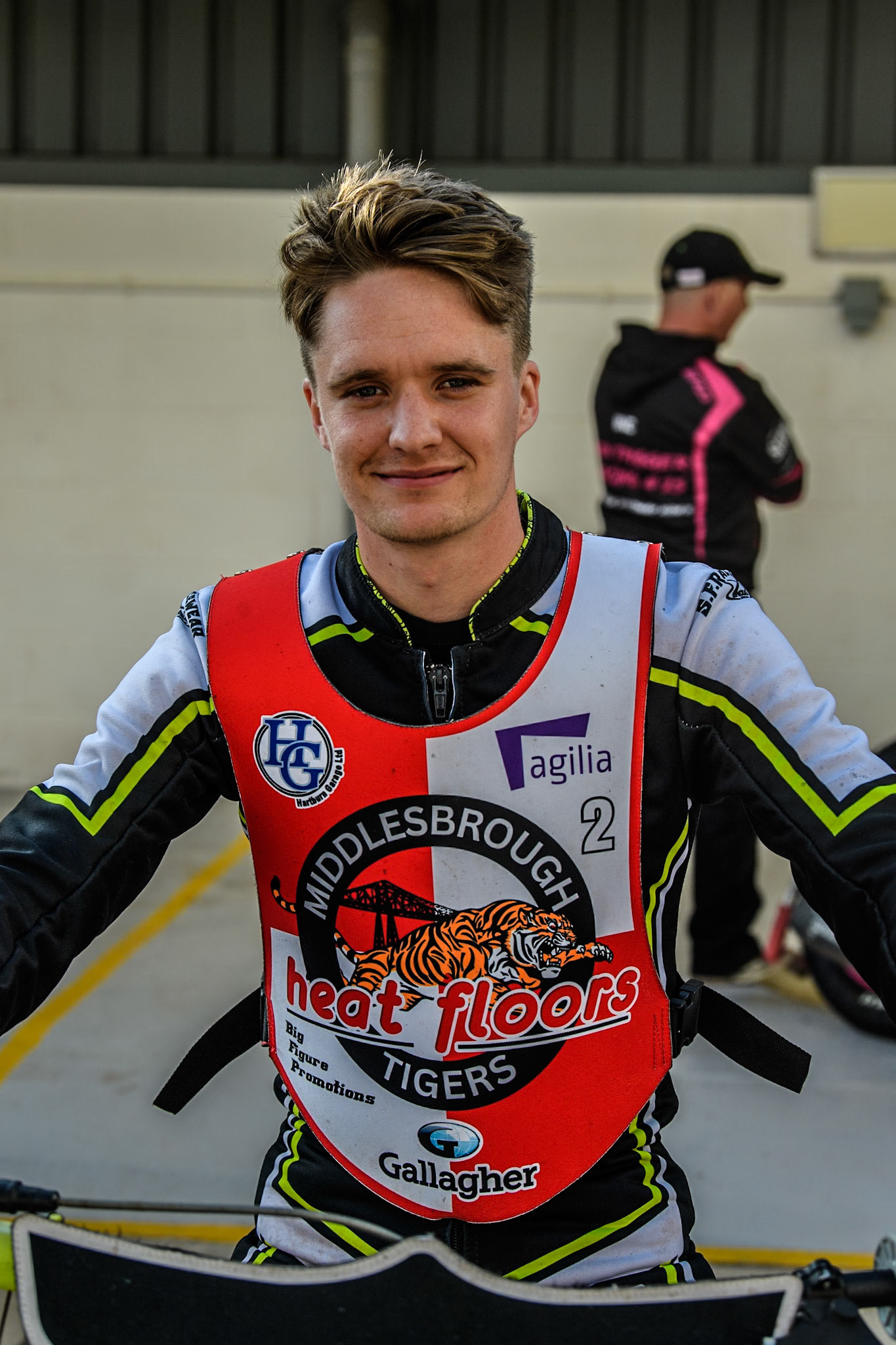Middlesbrough Tigers' Ben Rathbone during the WSRA National Development League match between Belle Vue Colts and Middlesbrough Tigers at the National Speedway Stadium, Manchester on Monday 17th June 2024. (Photo: Ian Charles | MI News)