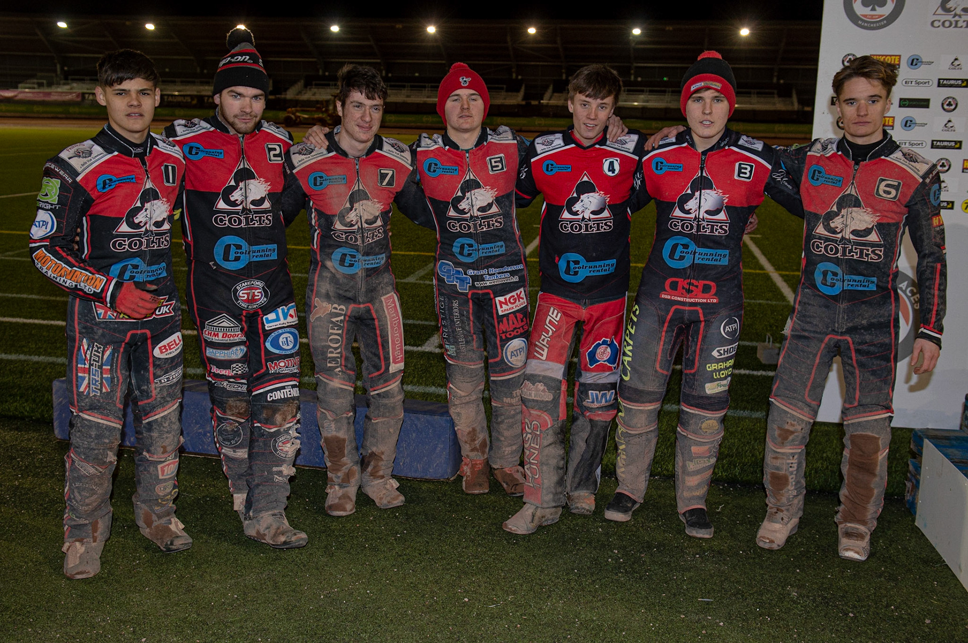 Photo: Ian Charles

Belle Vue Colts  - defeated finalists

Belle Vue Colts v Leicester Lion Cubs, SGB National League KO Cup Final (2nd Leg), Belle Vue National Speedway Stadium, Manchester, Tuesday 29  October  2019