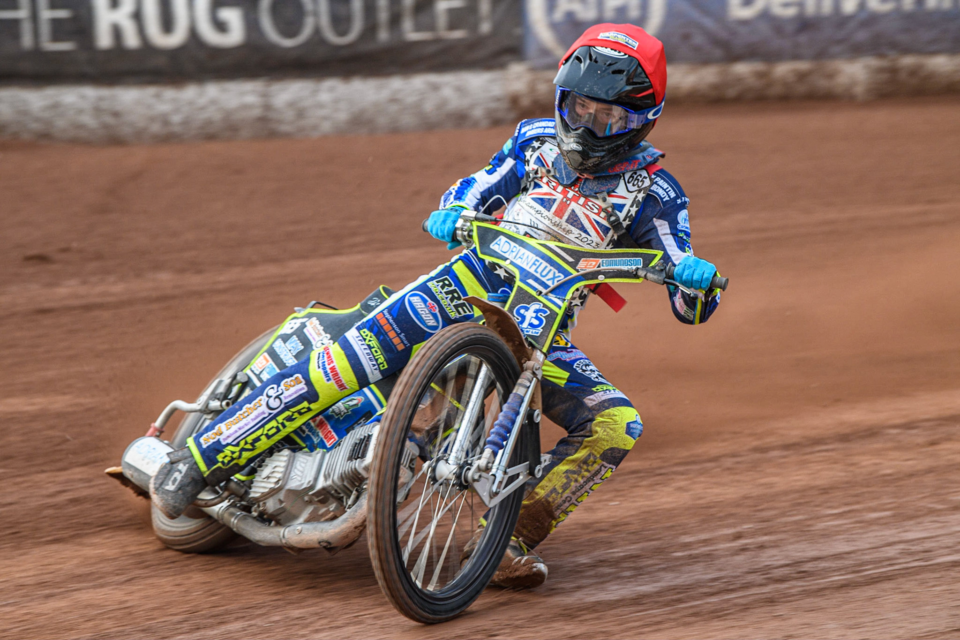 Jody Scott in action  during the British Youth Speedway Championships at the National Speedway Stadium, Manchester on Friday 21st July 2023. (Photo: Ian Charles | MI News)