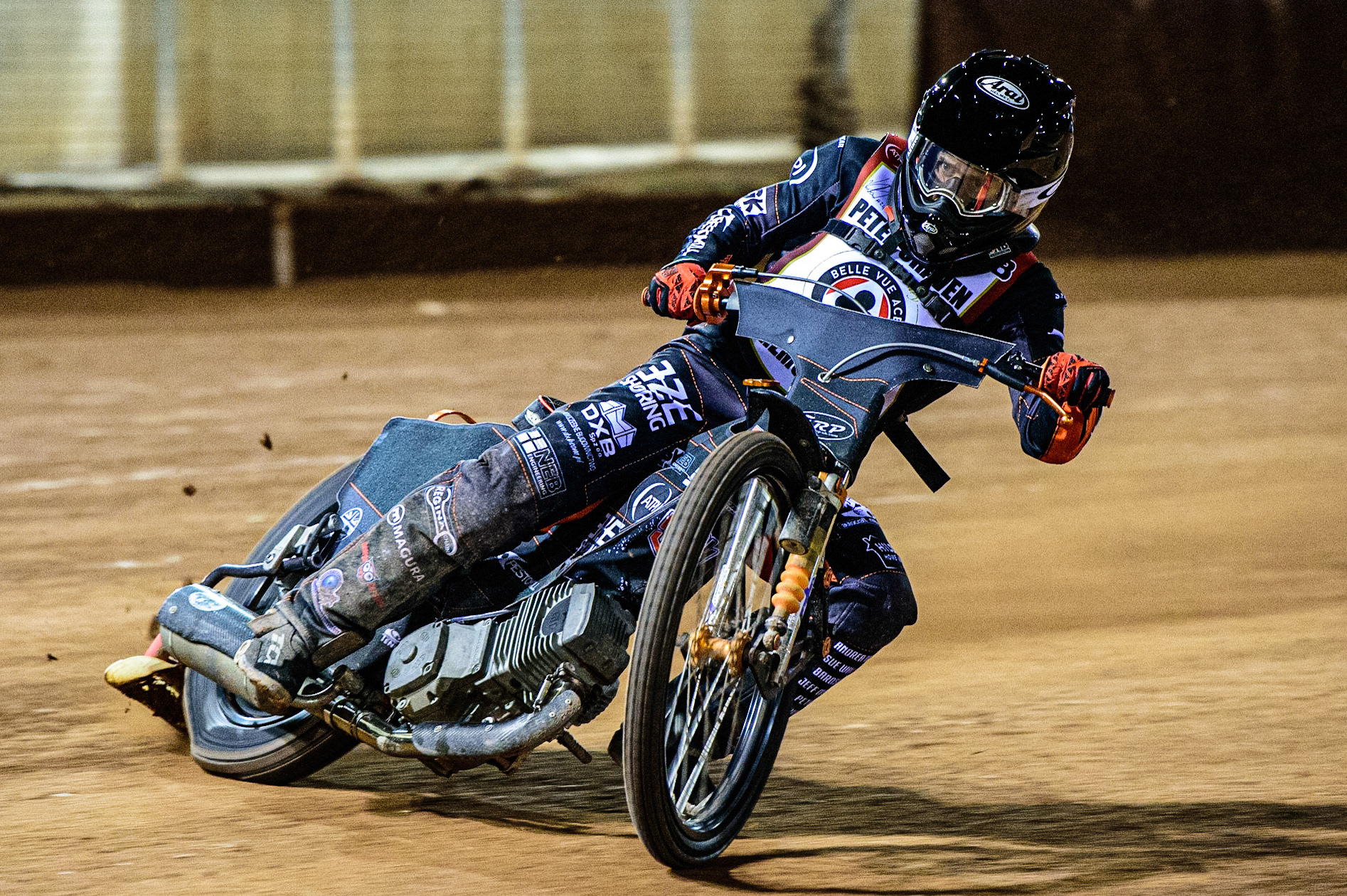 Jack Smith  in action  during the Peter Craven Memorial Trophy  at the National Speedway Stadium, Manchester on Monday 3rd April 2023. (Photo: Ian Charles | MI News)