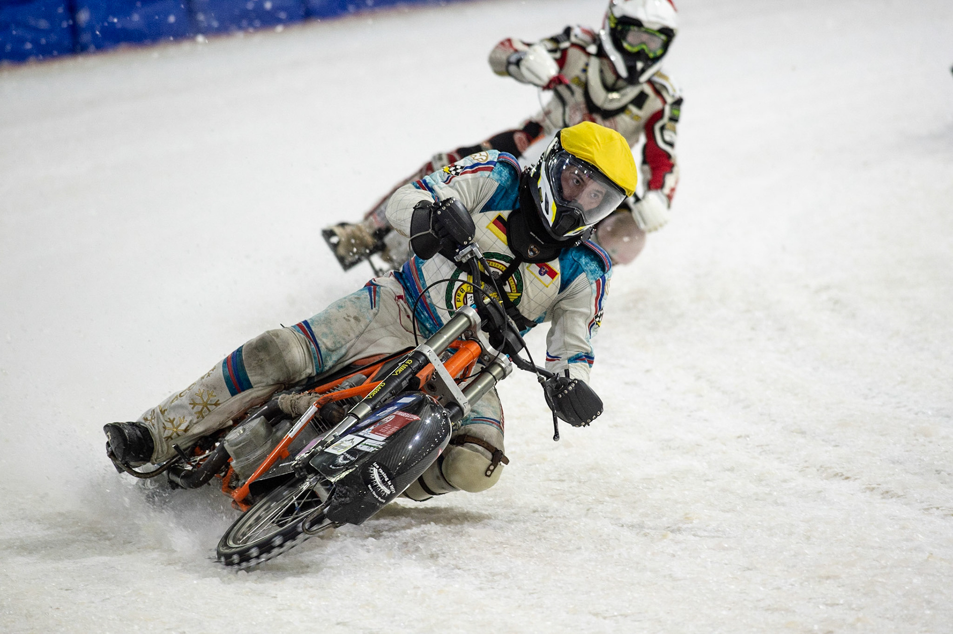 Photo: Ian Charles

Marc Geyer (Yellow) leads Pontus Fick (Red)

Roelof Thijs Bokaal, Ice Rink Thialf, Heerenveen, Netherlands Friday  29  March  2019