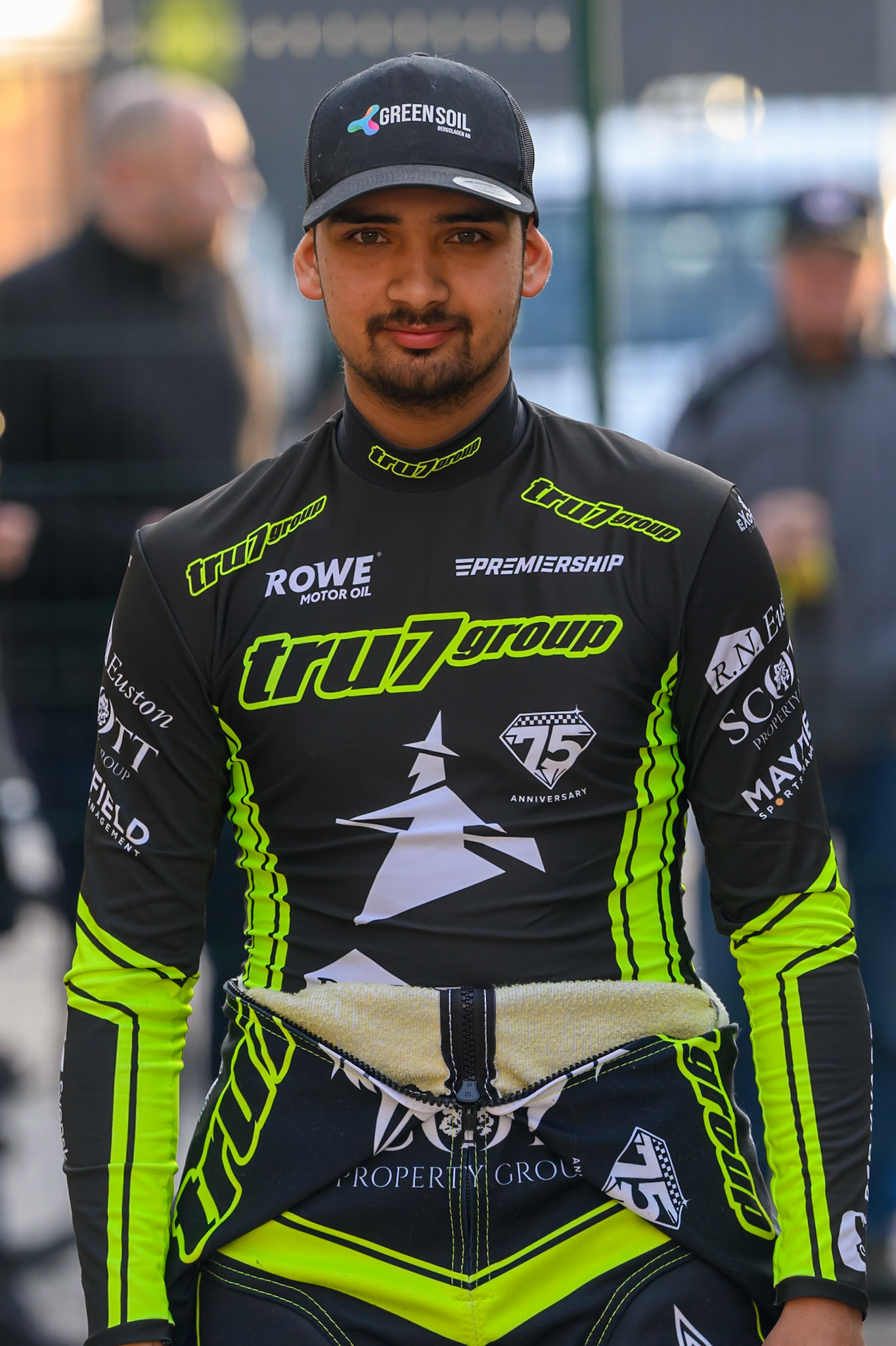 Philip Hellstrom-Bangs of Ipswich Witches during the Rowe Motor Oil Premiership match between Belle Vue Aces and Ipswich Witches at the National Speedway Stadium, Manchester on Monday 20th April 2026. (Photo: Ian Charles | MI News)