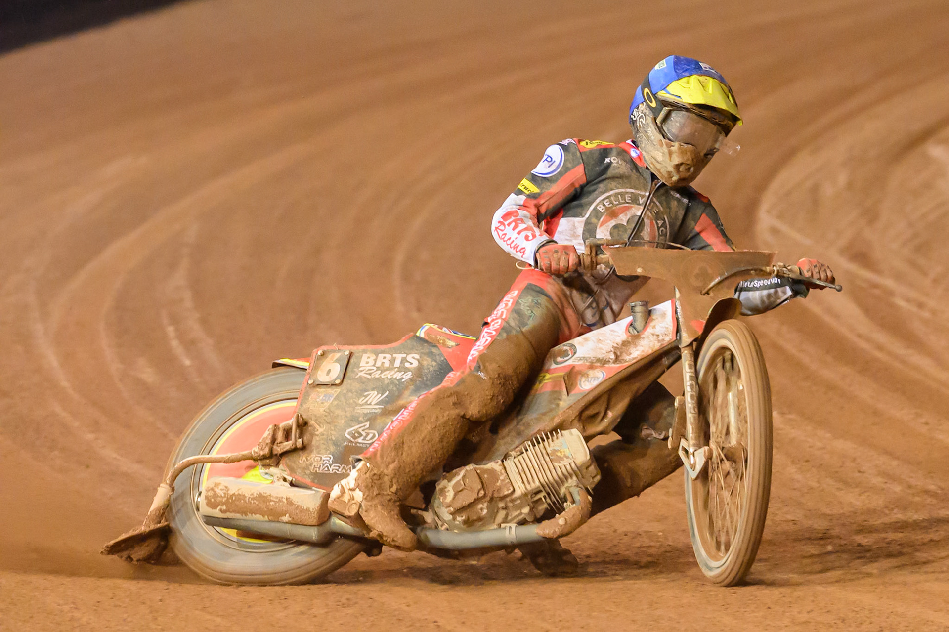 Tate Zischke of Belle Vue Aces in action during the Rowe Motor Oil Premiership Grand Final 2nd Leg between Belle Vue Aces and Sheffield Tigers at the National Speedway Stadium, Manchester on Friday 16th October 2026. (Photo: Ian Charles | MI News)