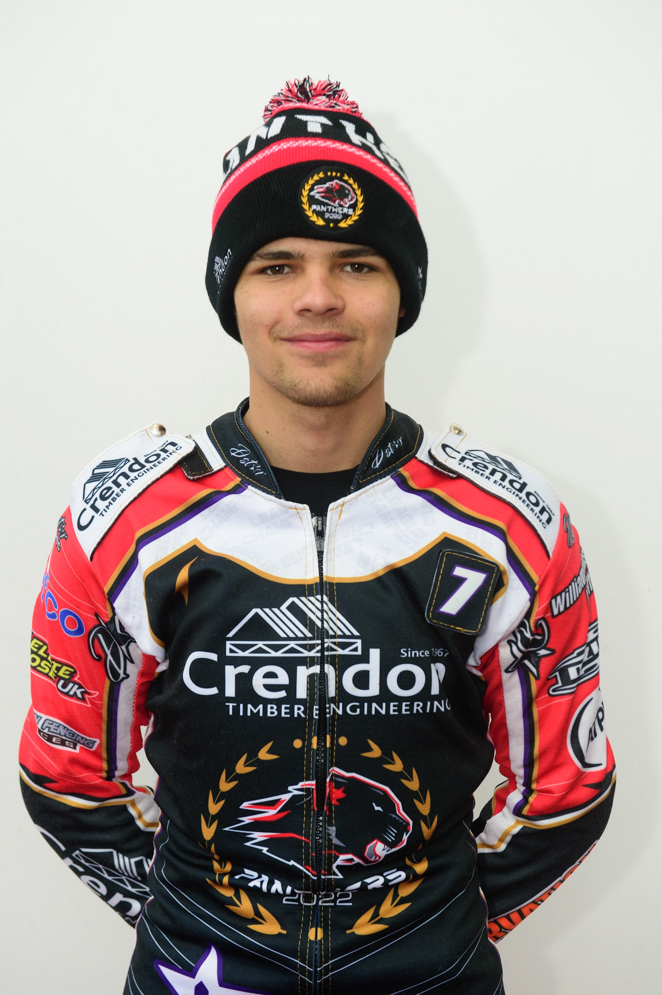 MANCHESTER, UK. APRIL 12TH: Jordan Palin, Peterborough Panthers Rising Star at the Discovery Networks Eurosport Speedway Season Launch at the National Speedway Stadium, Manchester on Tuesday 12th April 2022 (Credit: Ian Charles | MI News)