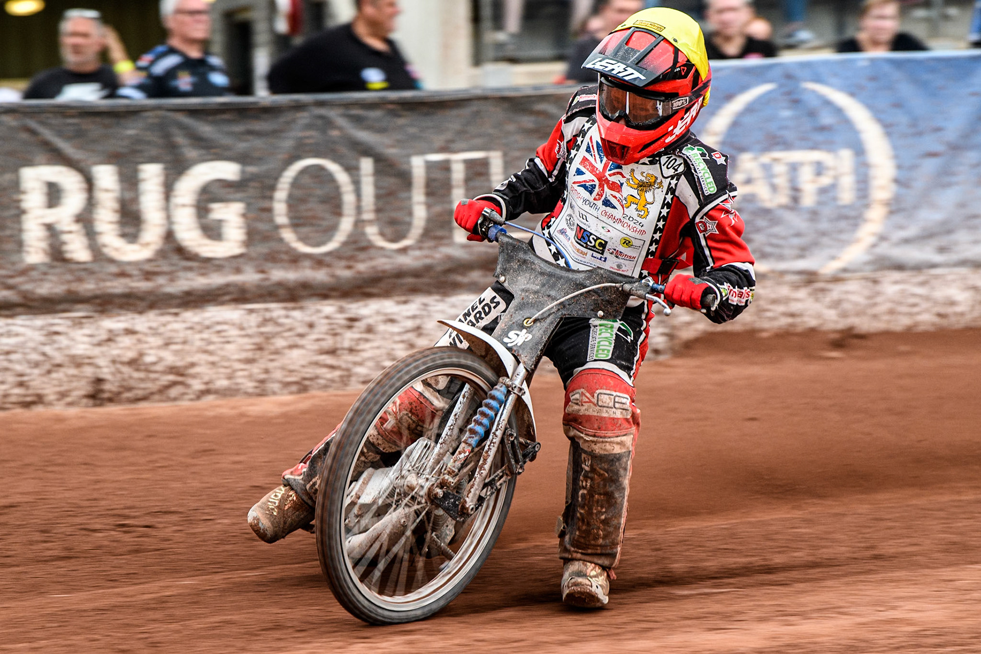 Joe Crewe (500cc)   in action during the British Youth 500cc Championships at the National Speedway Stadium, Manchester on Friday 2nd August 2024. (Photo: Ian Charles | MI News)