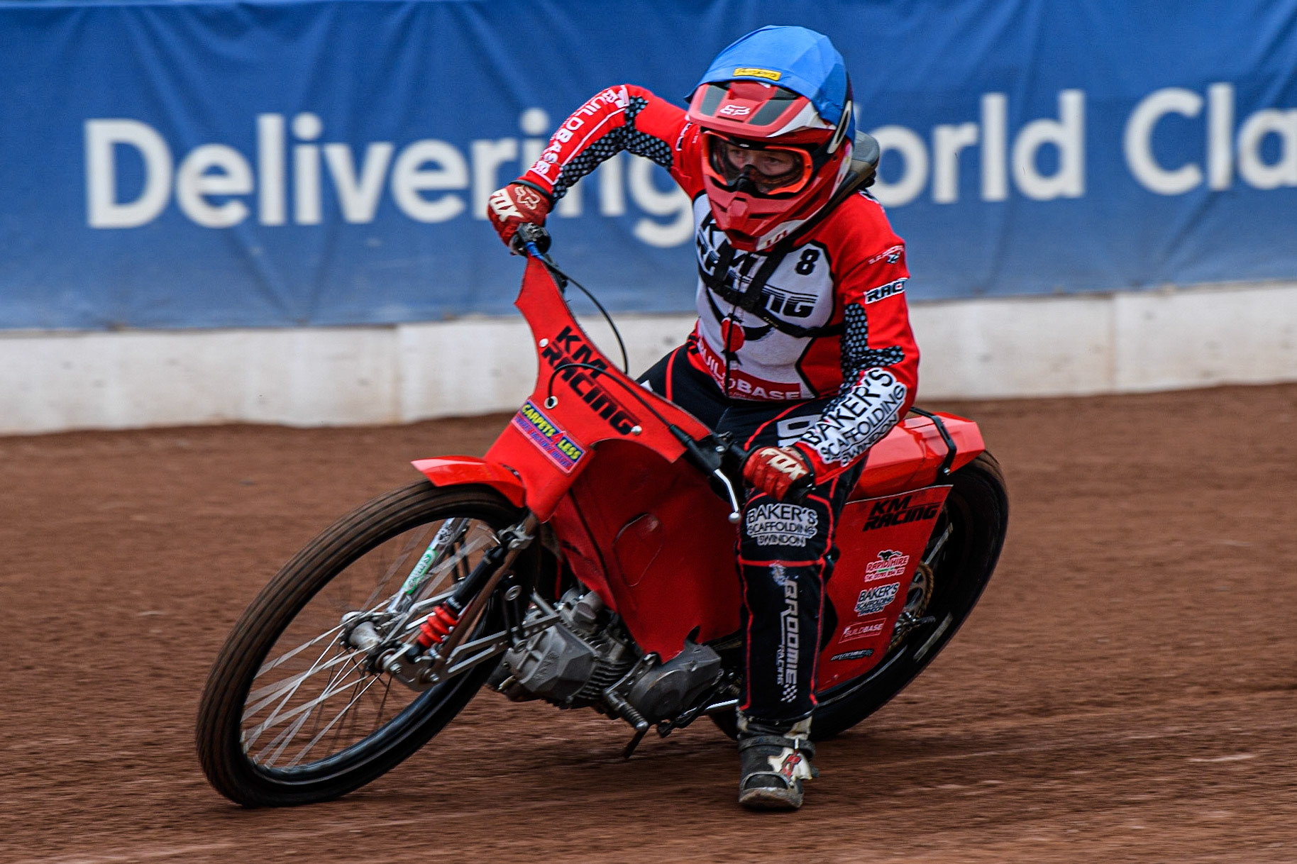 Kayden Munday  in action  during the British Youth Championships at the National Speedway Stadium, Manchester on Friday 12th May 2023. (Photo: Ian Charles | MI News)