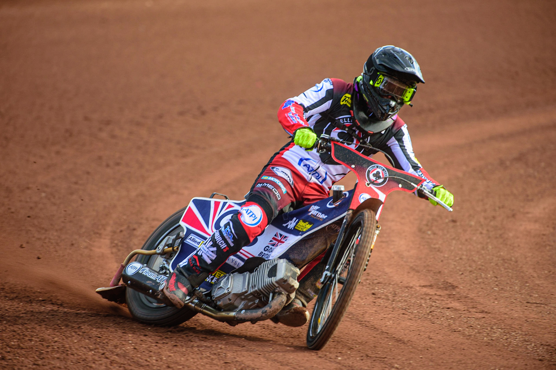 MANCHESTER, UK. MAR 14TH Tom Brennan in action during the Belle Vue Speedway Media Day at the National Speedway Stadium, Manchester on Monday 14th March 2022. (Credit: Ian Charles | MI News)