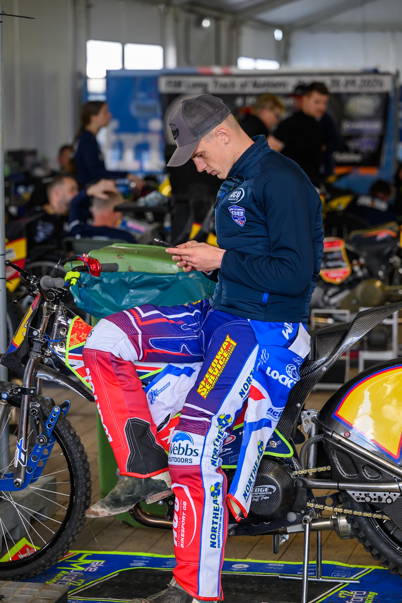 Jake Mulford (24) of Great Britain during the FIM Long Track of Nations 2026 at the Speed Centre Roden in the Netherlands on Sunday 20th September 2026. (Photo: Ian Charles | MI News)