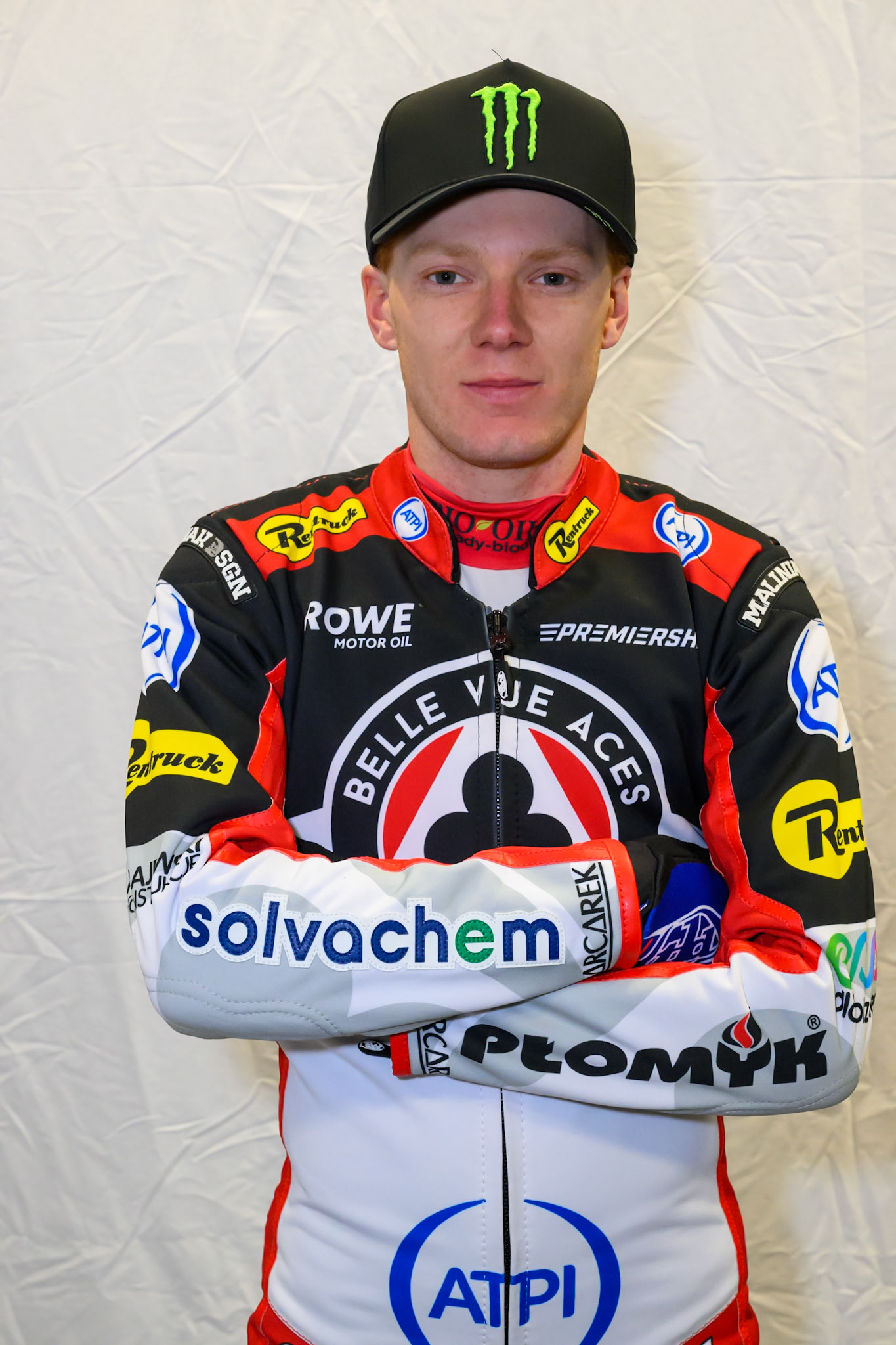 Dan Bewley of Belle Vue Aces during the Knockout Cup, Northern Section match between Belle Vue Aces and Sheffield Tigers at the National Speedway Stadium, Manchester on Monday 30th March 2026. (Photo: Ian Charles | MI News)