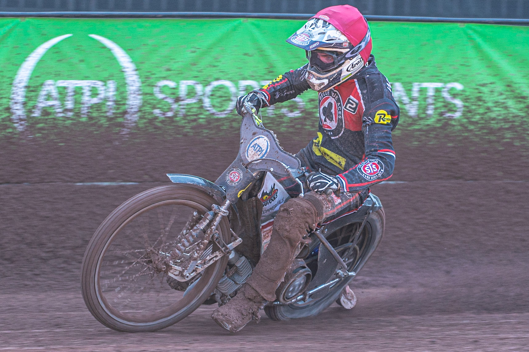 Photo: Ian Charles

Steve Worrall in action 

Belle Vue Aces v Kings Lynn Stars, British Speedway Premiership, Belle Vue National Speedway Stadium, Manchester, Monday 26  August  2019