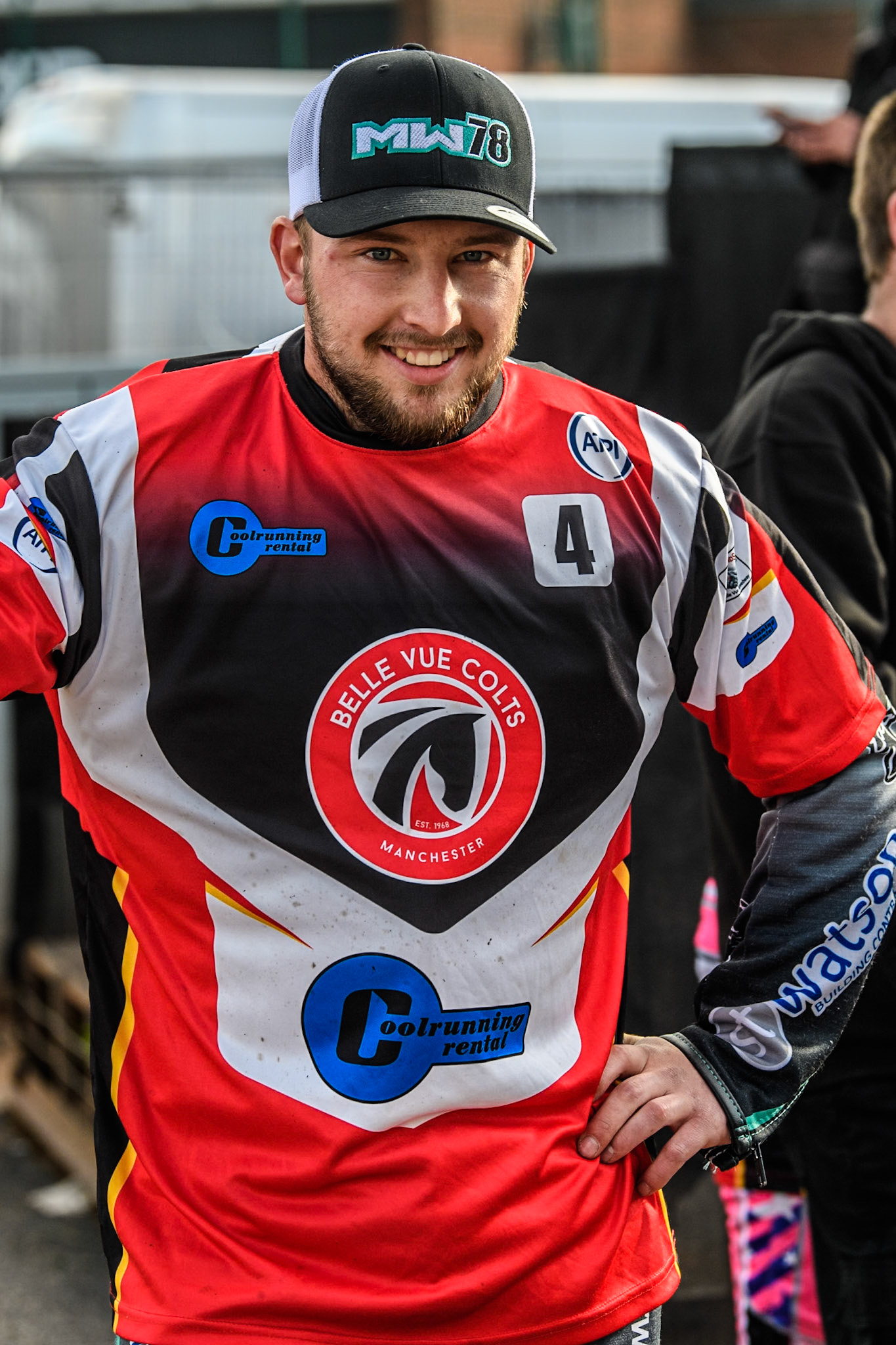 Middlesbrough Tigers' Jamie Halder during the WSRA National Development League match between Belle Vue Colts and Middlesbrough Tigers at the National Speedway Stadium, Manchester on Monday 17th June 2024. (Photo: Ian Charles | MI News)