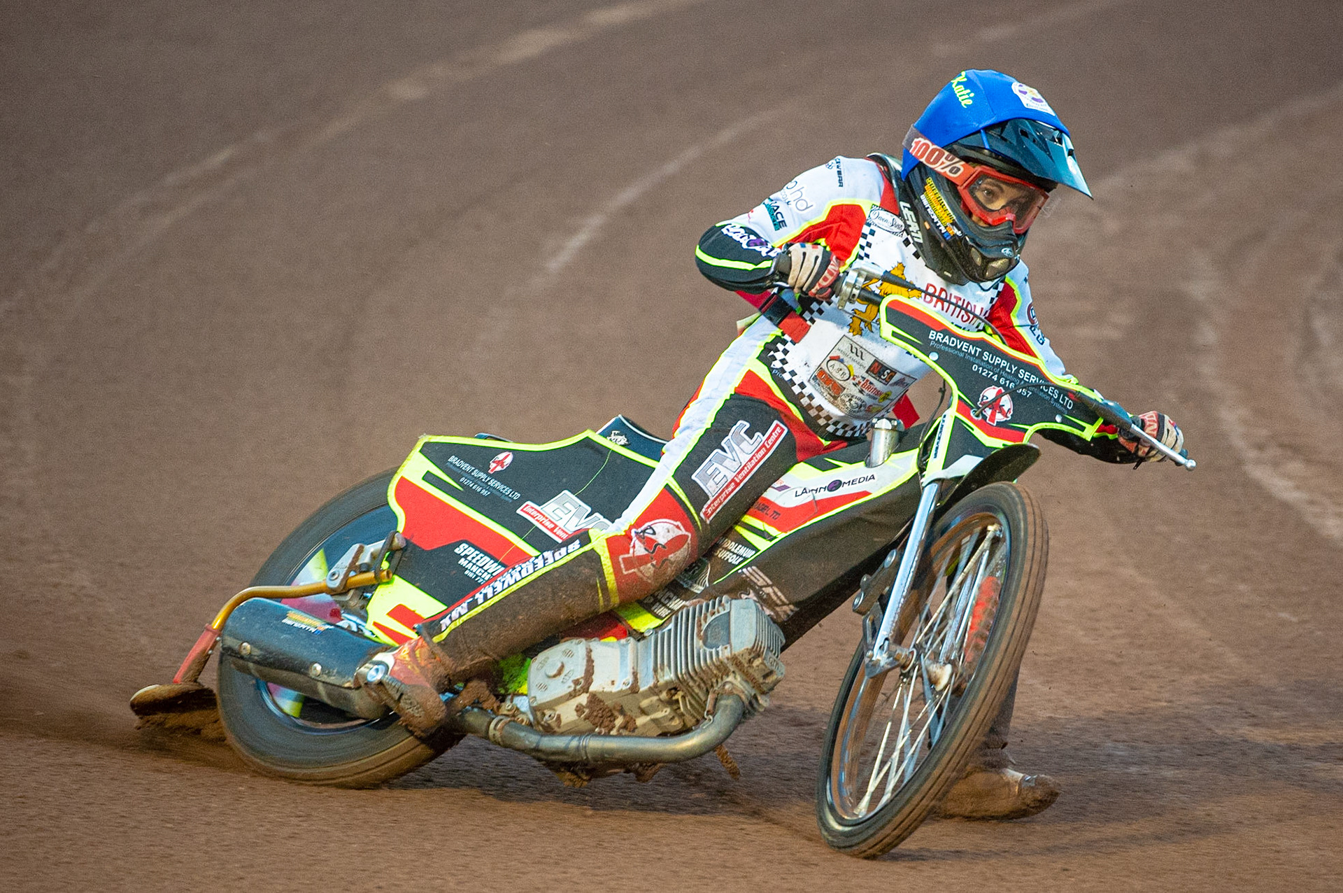 Photo: Ian CharlesKatie Gordon in action  (500cc B Class) British Youth Speedway Championship (Round 5), National Speedway Stadium, Manchester Saturday  10  October  2020