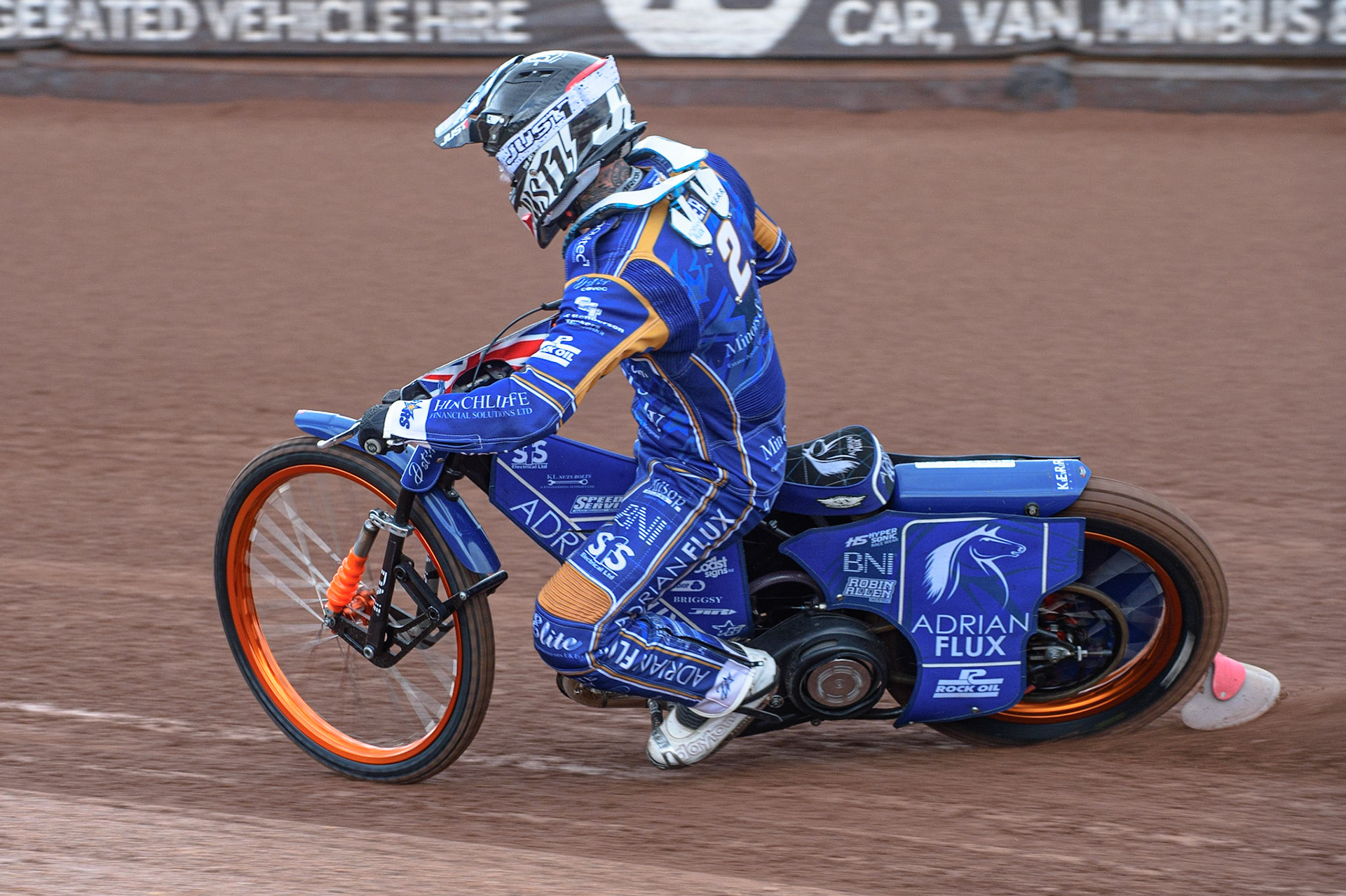 Photo: Ian CharlesLewis Kerr In ActionDiscovery Networks Eurosport Speedway Season Launch, National Speedway Stadium, Manchester Wednesday  12  May  2021