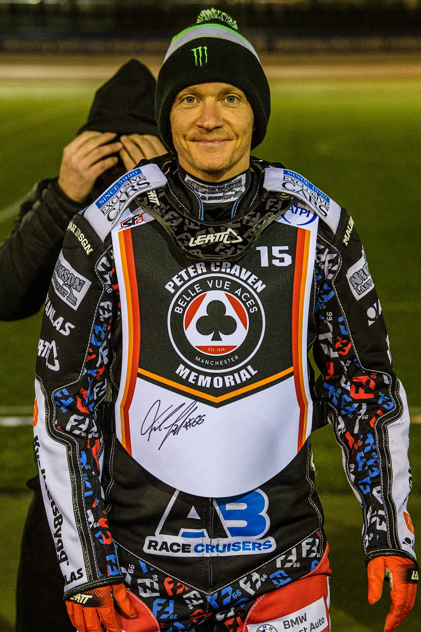 Freddie Lindgren during the Peter Craven Memorial Trophy at the National Speedway Stadium, Manchester on Monday 17th March 2025. (Photo: Ian Charles | MI News)