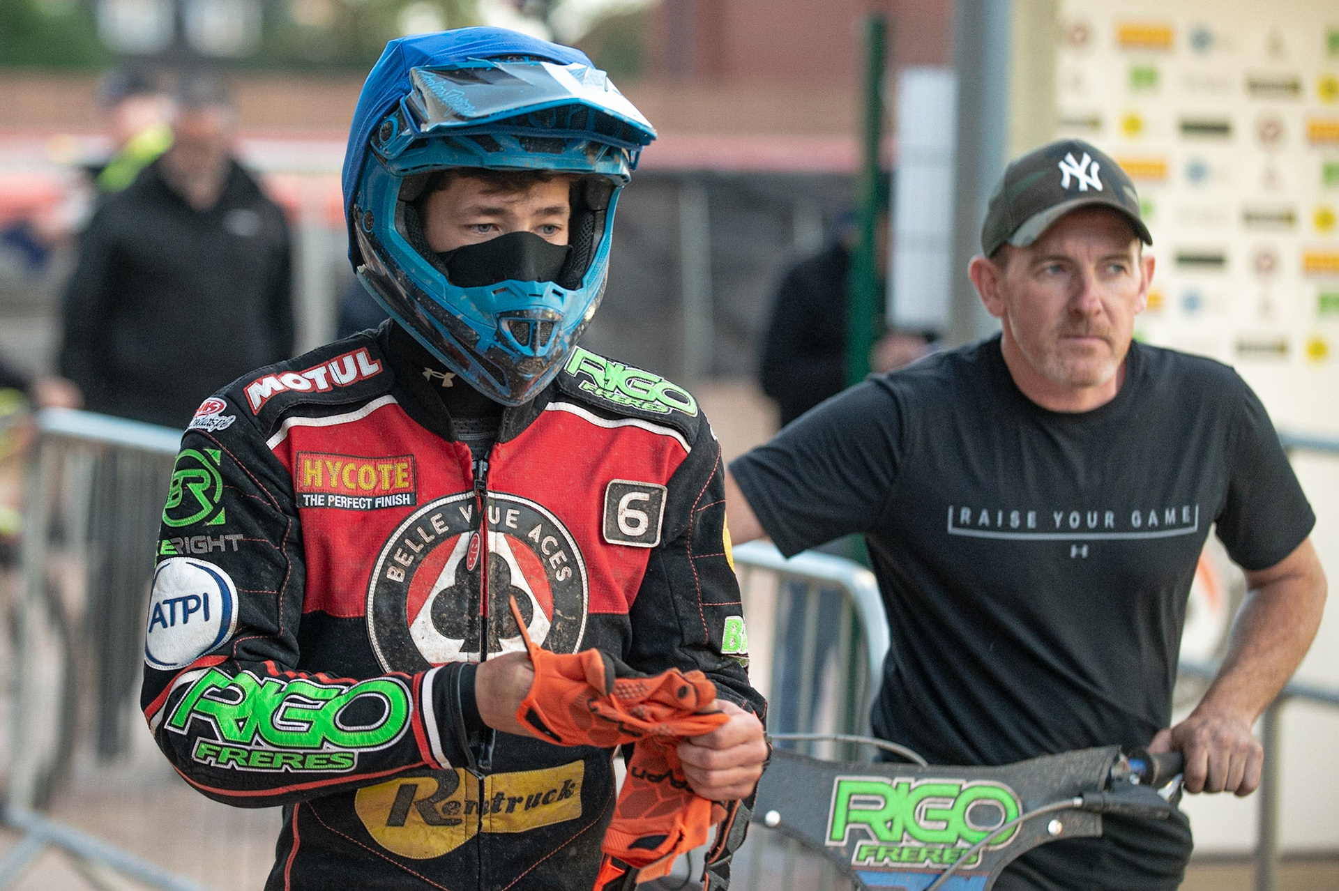 Photo by Ian Charles

Dimitri Berge 

Belle Vue Aces v Poole Pirates, British Speedway Premiership, Belle Vue National Speedway Stadium, Manchester, Monday 1  July  2019