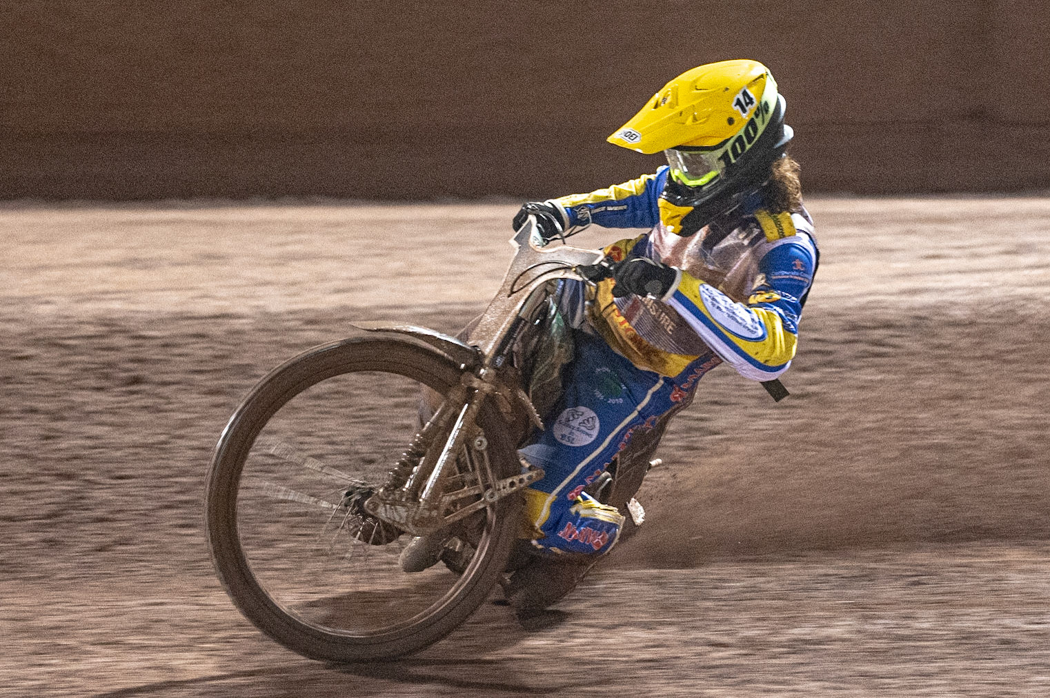 Photo: Ian CharlesRichard Lawson   in action  Sports Insure British Speedway Championship Final, National Speedway Stadium, Manchester Monday  28  September  2020