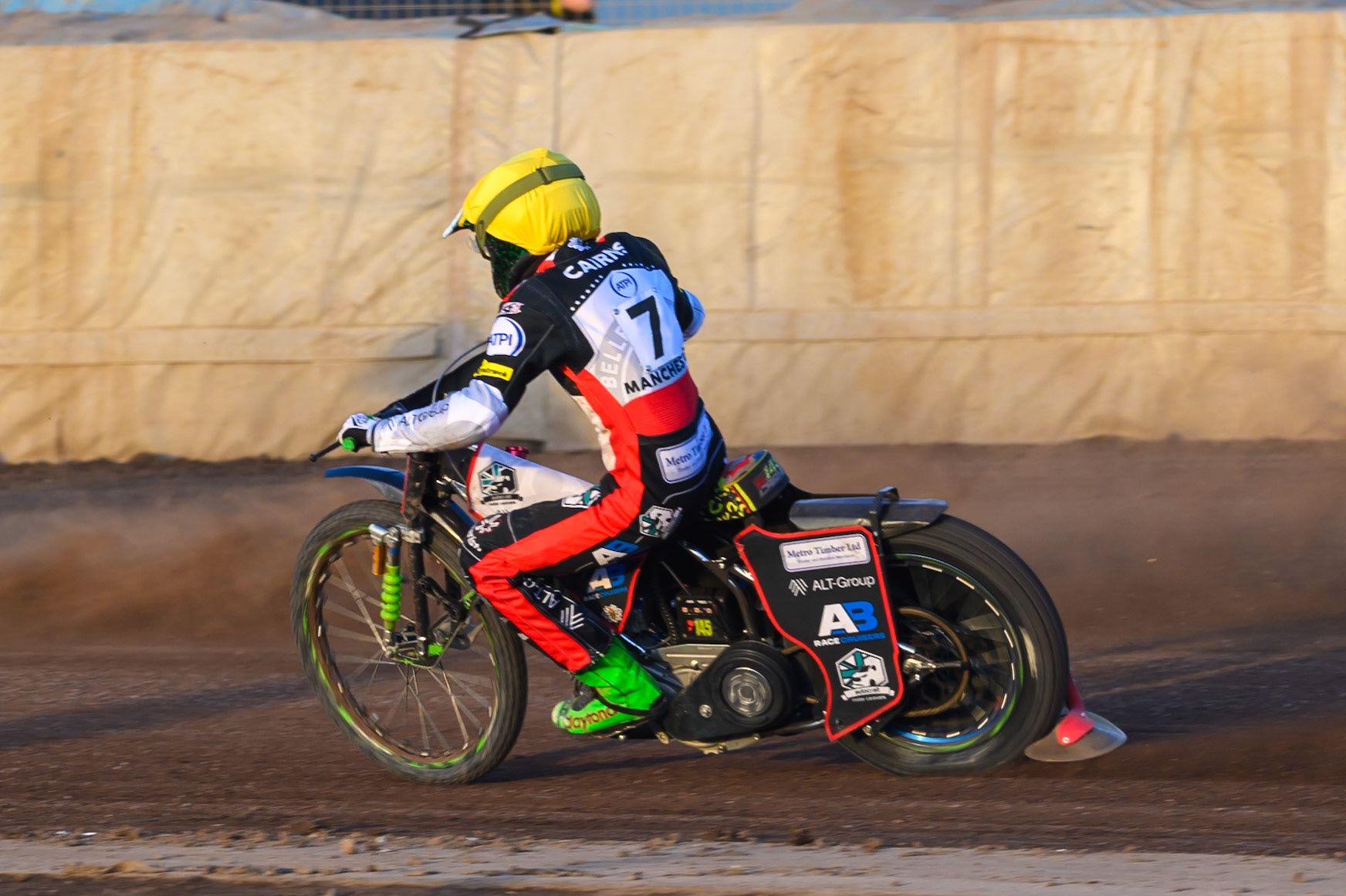Will Cairns of Belle Vue Aces in action during the Rowe Motor Oil Premiership match between Northampton Foxes and Belle Vue Aces at Northampton International Shaleway, Northampton on Thursday 13th August 2026. (Photo: Ian Charles | MI News)