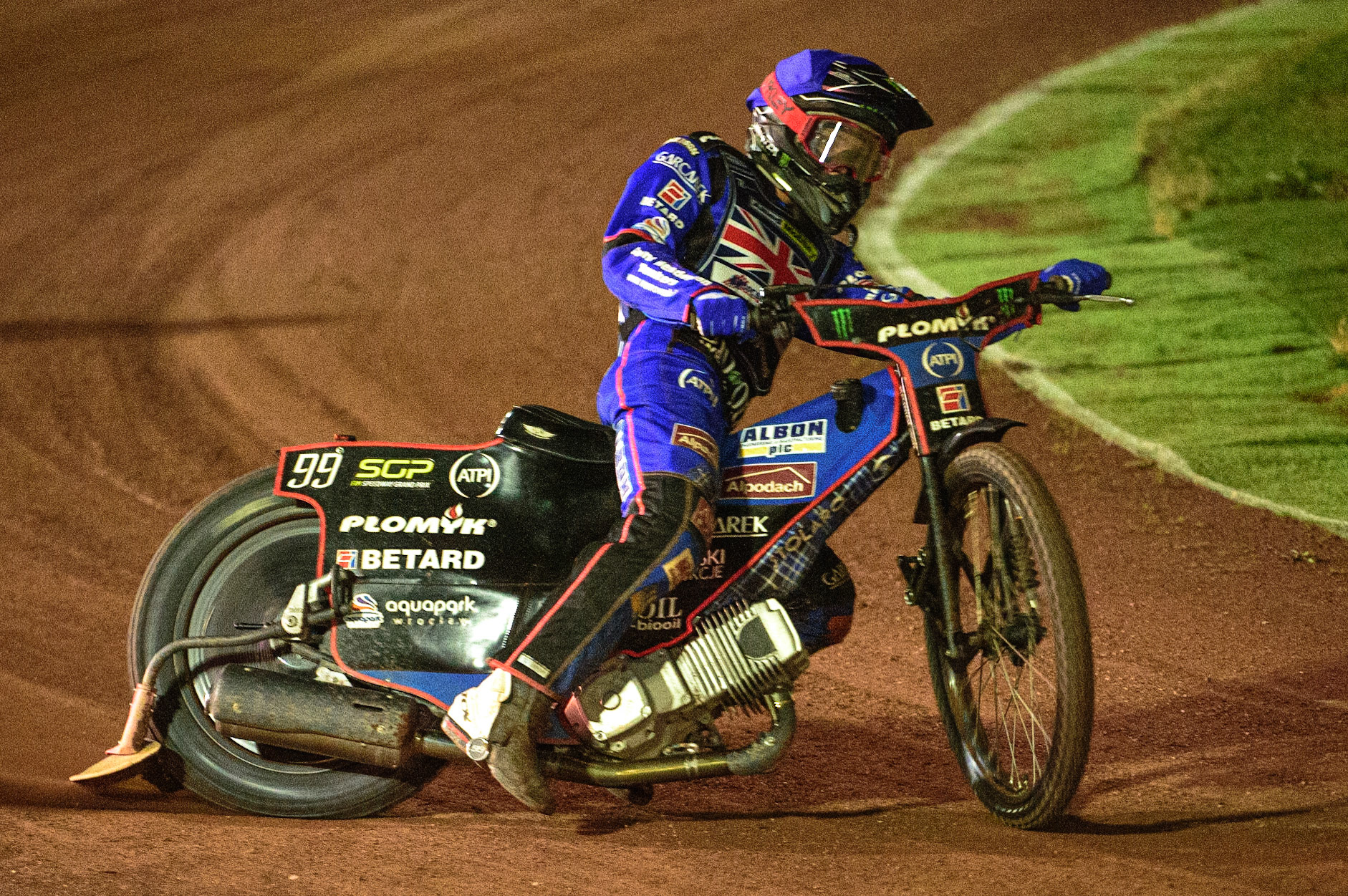 Dan Bewley (Great Britain) in action  during the FIM Speedway Grand Prix Challenge at the Peugeot Ashfield Stadium, Glasgow on Saturday 20th August 2022. (Credit: Ian Charles | MI News)