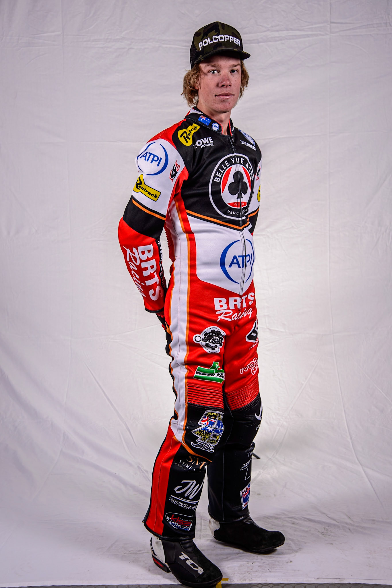 Tate Zischke - Belle Vue Aces during the Belle Vue Aces Media Day at the National Speedway Stadium, Manchester on Wednesday 12th March 2025. (Photo: Ian Charles | MI News)