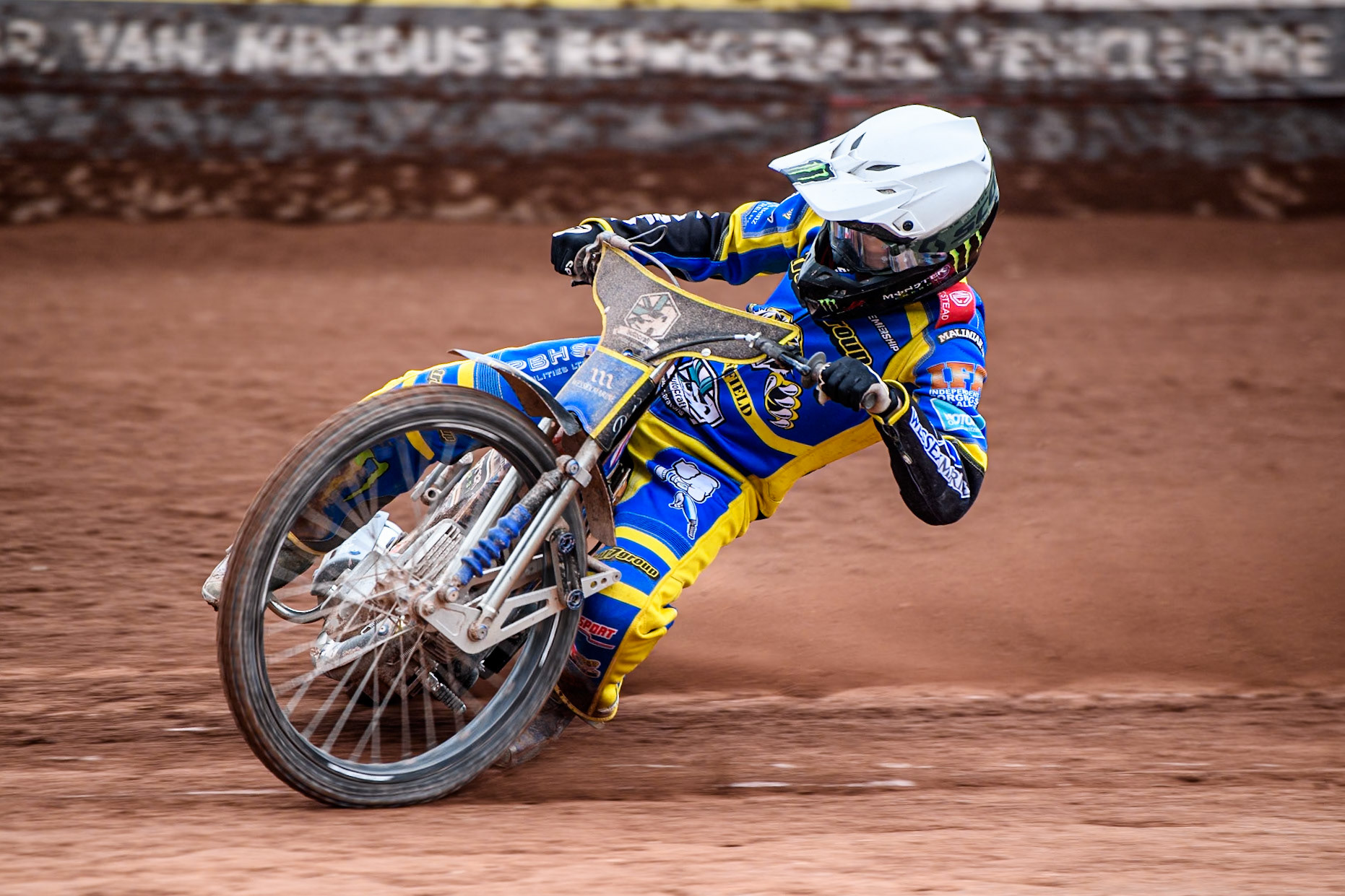 Jack Holder of Sheffield Tigers in action during the Rowe Motor Oil Premiership match between Belle Vue Aces and Sheffield Tigers at the National Speedway Stadium, Manchester on Monday 5th May 2025. (Photo: Ian Charles | MI News)