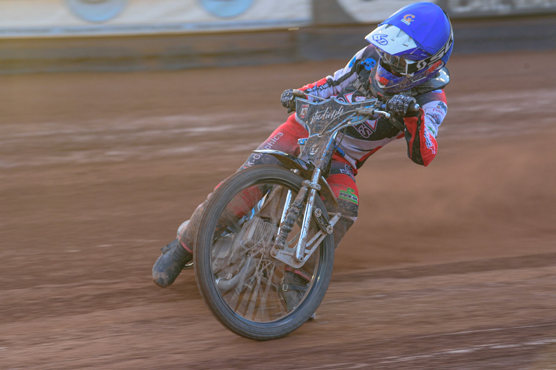 MANCHESTER, UK. MAY 27TH Freddy Hodder  in action  for Belle Vue Cool Running Colts  during the National Development League match between Belle Vue Colts and Armadale Devils at the National Speedway Stadium, Manchester on Friday 27th May 2022. (Credit: Ian Charles | MI News)