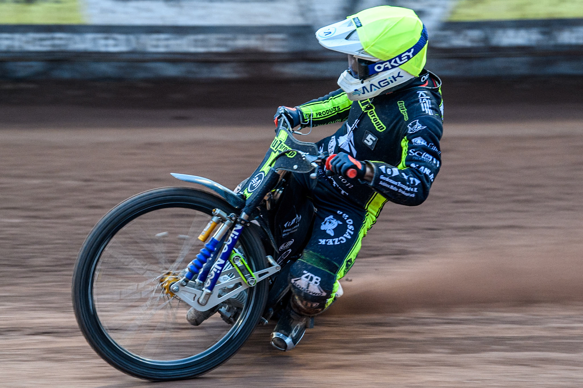 Ipswich Witches' Emil Sayfutdinov in action during the Rowe Motor Oil Premiership match between Belle Vue Aces and Ipswich Witches at the National Speedway Stadium, Manchester on Monday 1st July 2024. (Photo: Ian Charles | MI News)