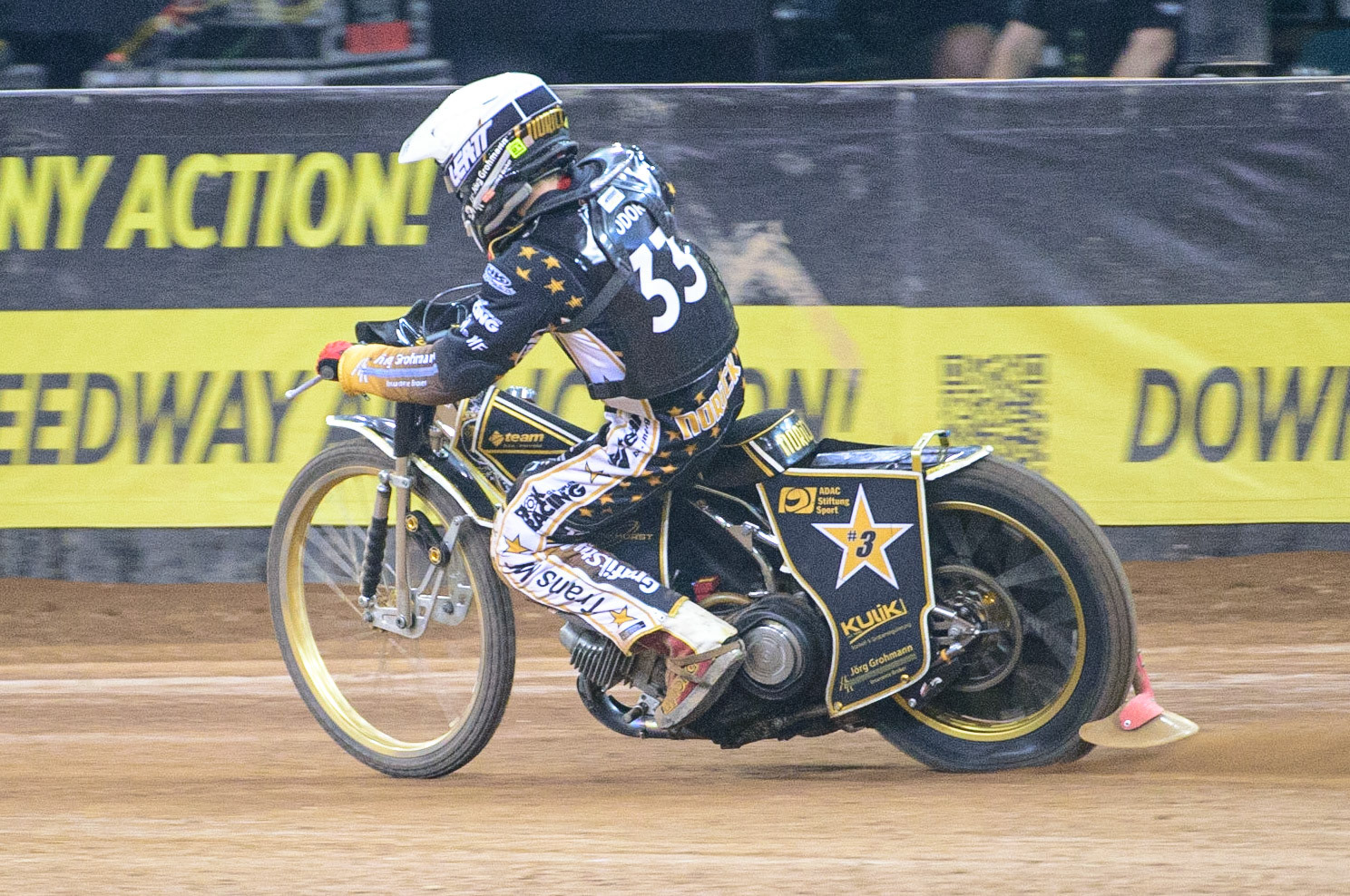 Norick Blodorn (Germany)  in action  during the FIM  Speedway Grand Prix  2 of Great Britain at the Principality Stadium, Cardiff on Sunday 14th August 2022. (Credit: Ian Charles | MI News)