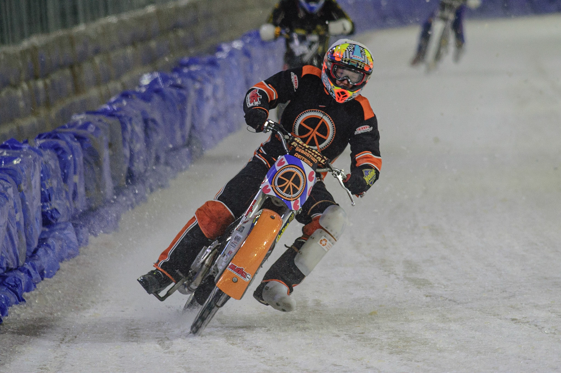 HEERENVEEN, NL. APR 1.  Sebastian Reitsma in action during the ROLOEF THIJS BOKAAL  at Ice Rink Thialf, Heerenveen on Friday 1st April 2022. (Credit: Ian Charles | MI News)