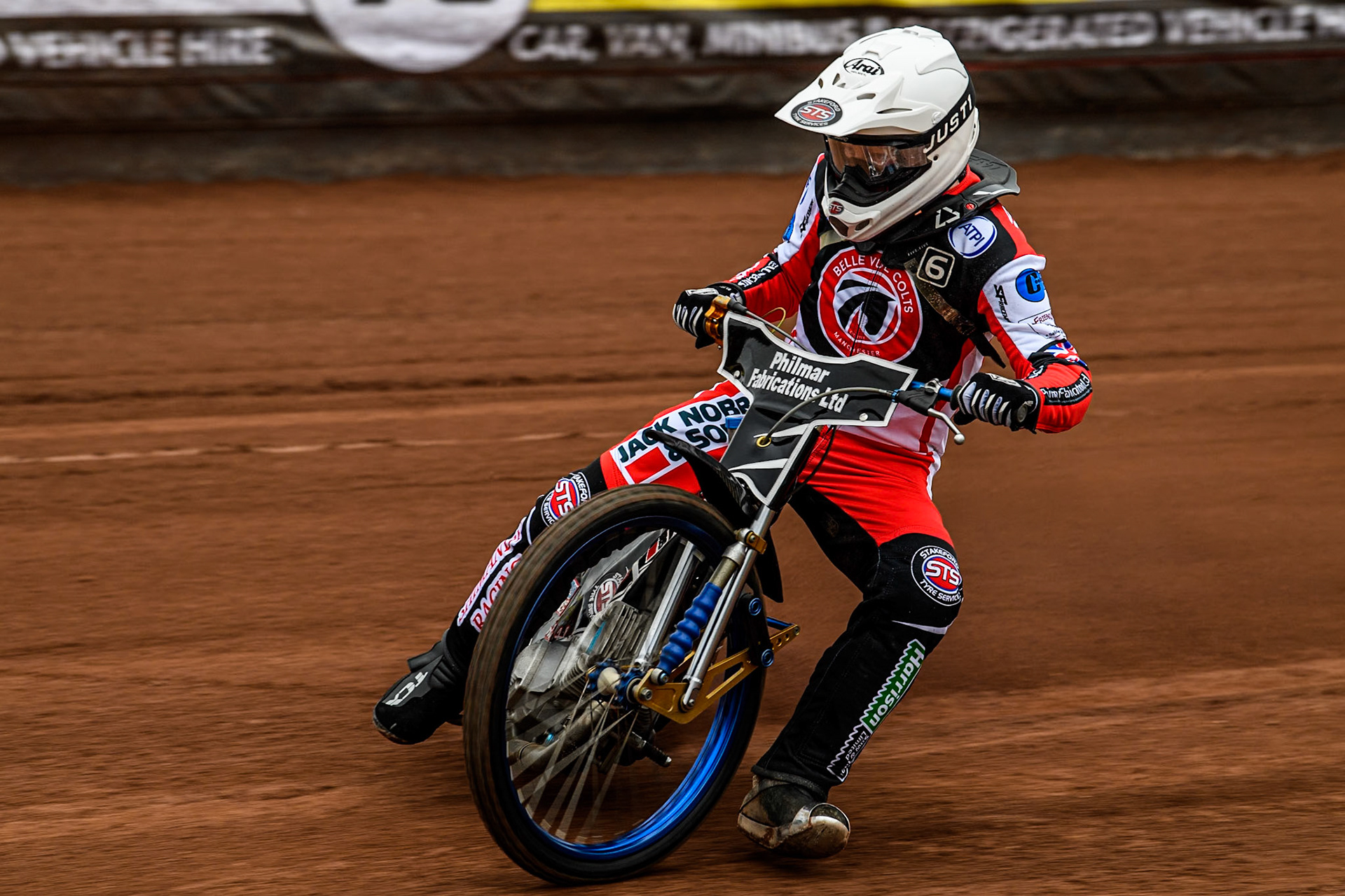 Belle Vue Colts' rider Jack Shimelt  in action during the Belle Vue Aces Media Day at the National Speedway Stadium, Manchester on Monday 11th March 2024. (Photo: Ian Charles | MI News)