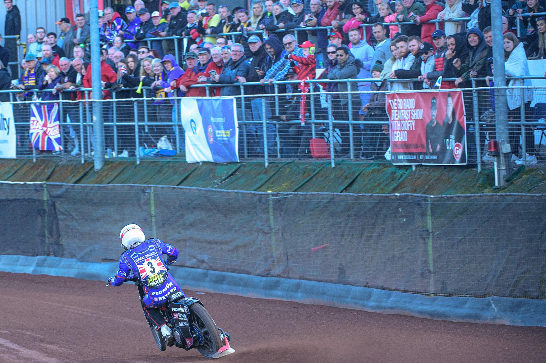 Dan Bewley (Great Britain) in action  during the FIM Speedway Grand Prix Challenge at the Peugeot Ashfield Stadium, Glasgow on Saturday 20th August 2022. (Credit: Ian Charles | MI News)