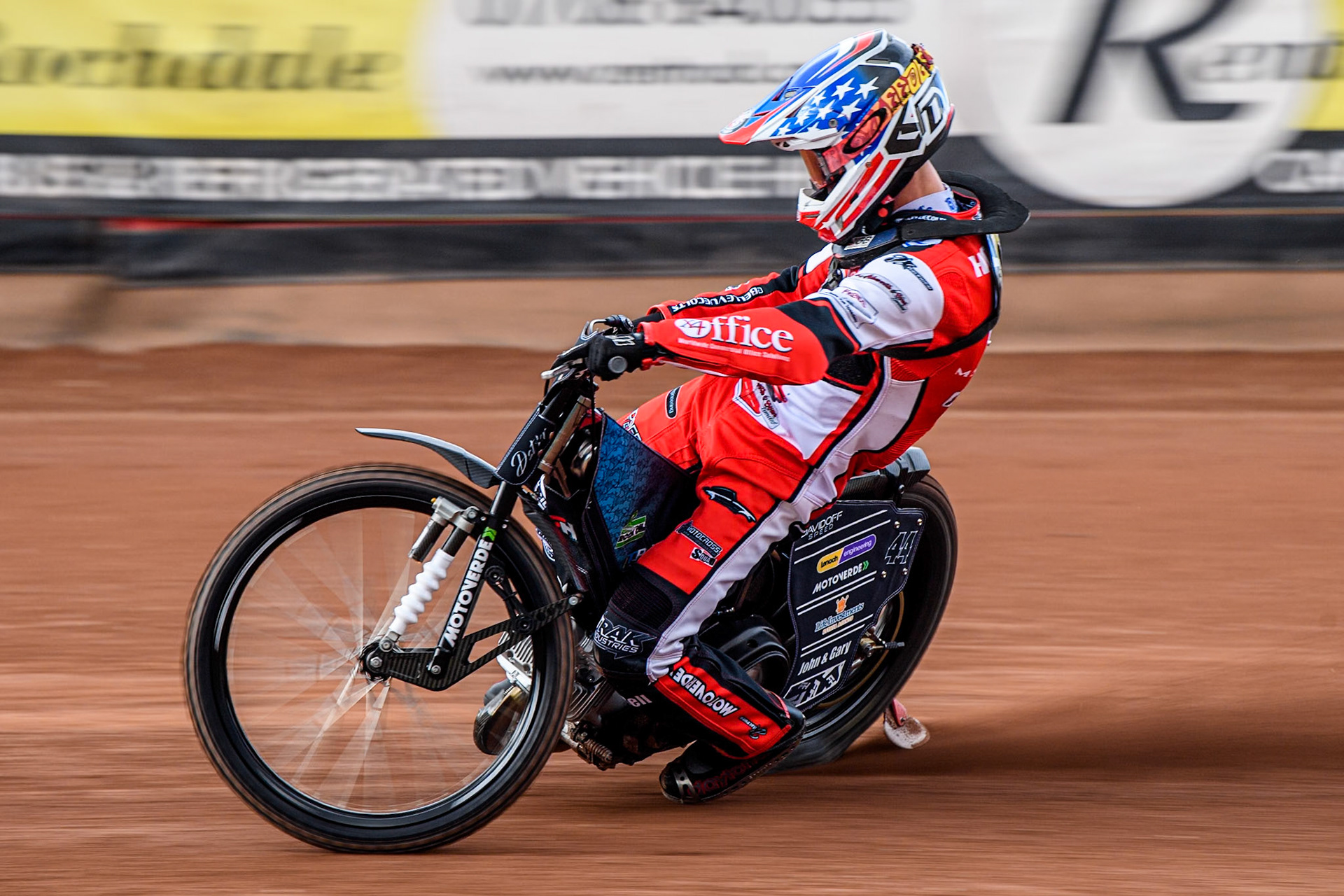 Freddy Hodder in action during the Belle Vue Aces Media Day at the National Speedway Stadium, Manchester on Wednesday 12th March 2025. (Photo: Ian Charles | MI News)