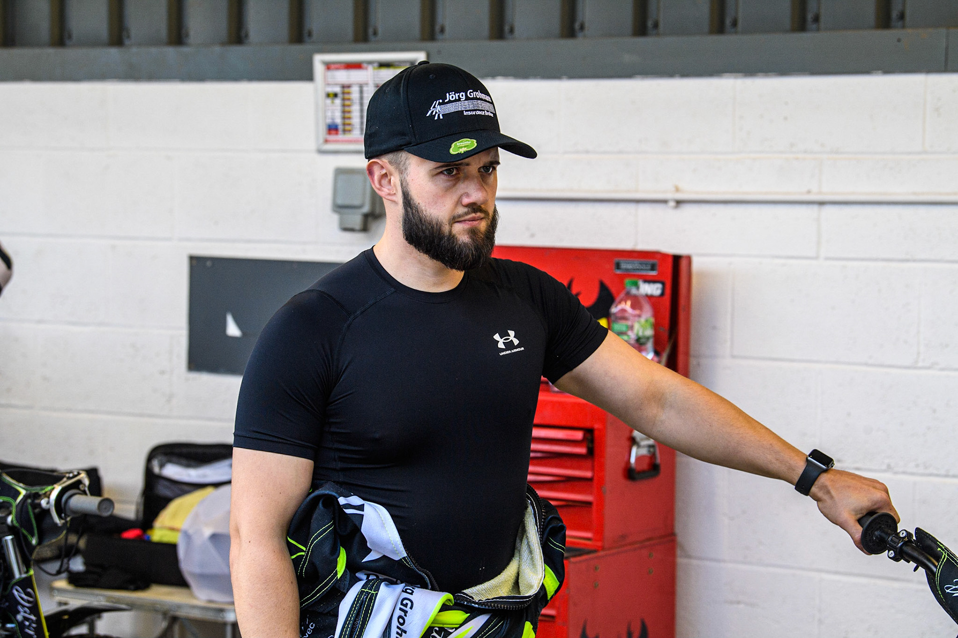 Erik Riss - Ipswich TruMix Witches during the Sports Insure Premiership match between Belle Vue Aces and Ipswich Witches at the National Speedway Stadium, Manchester on Monday 17th July 2023. (Photo: Ian Charles | MI News)