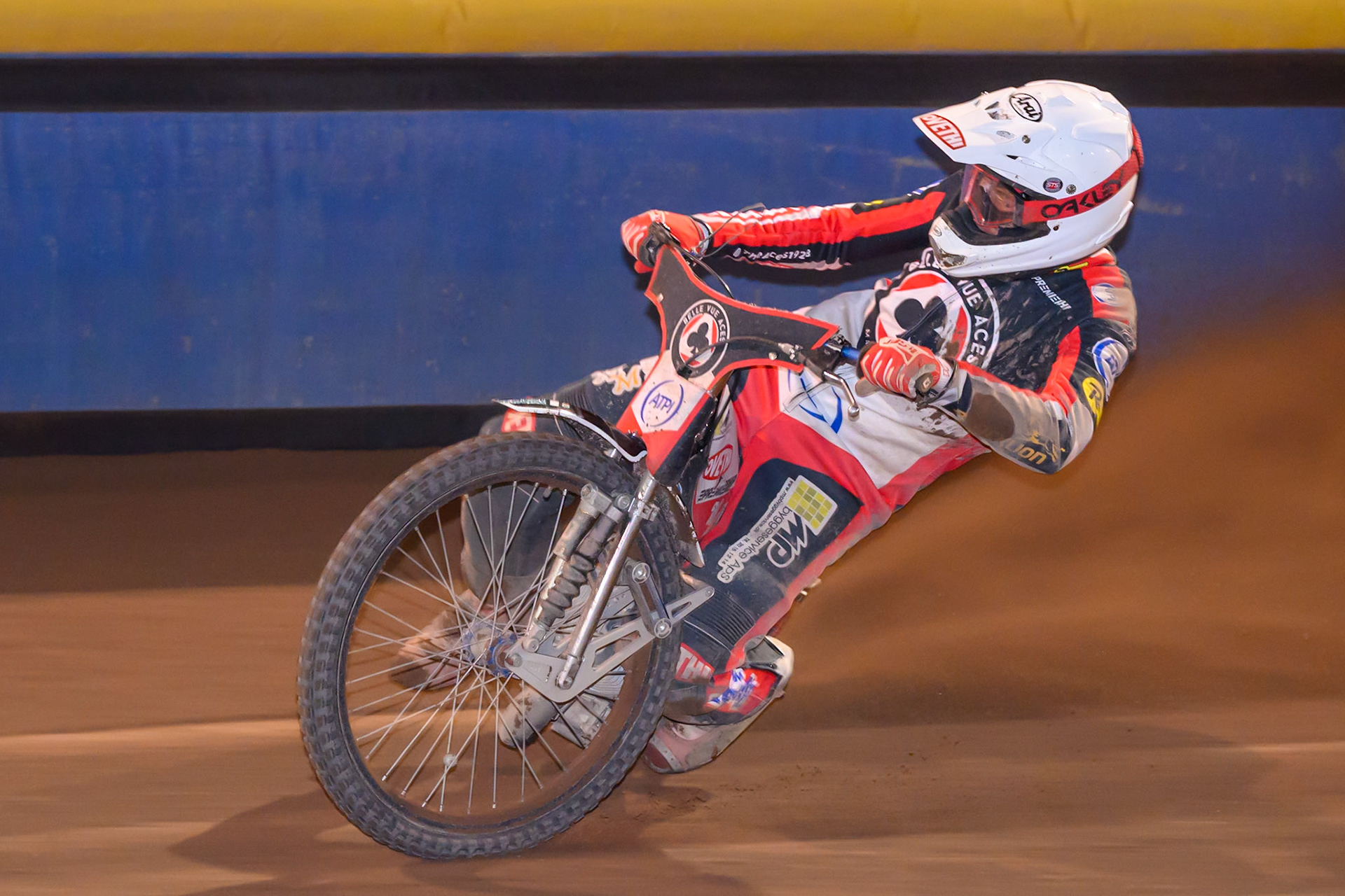 Peter Kildemand of Belle Vue Aces in action during the Rowe Motor Oil Premiership match between Sheffield Tigers and Belle Vue Aces at Owlerton Stadium, Sheffield on Monday 31st August 2026. (Photo: Ian Charles | MI News)