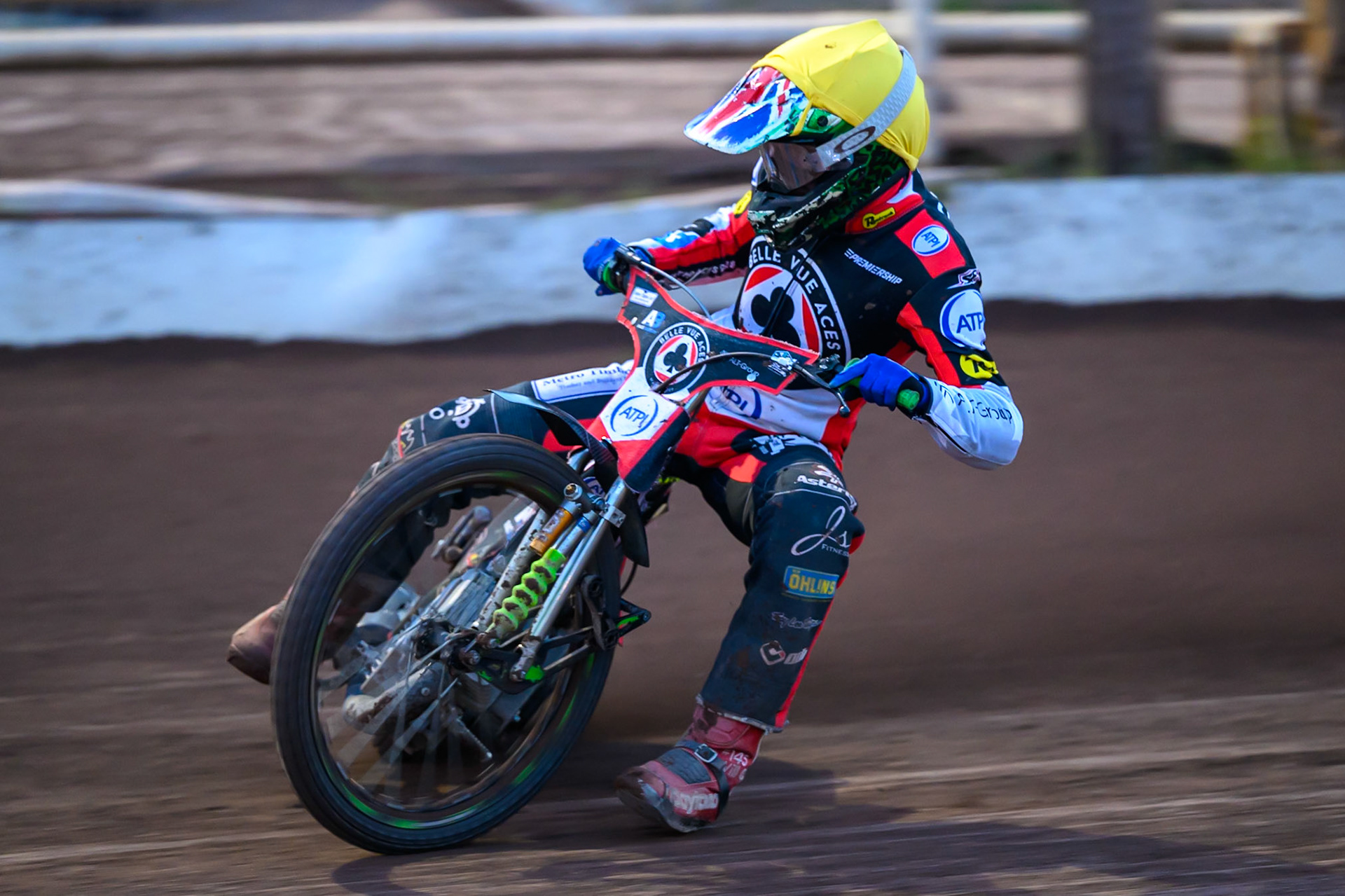 William Cairns of Belle Vue Aces in action during the Rowe Motor Oil Premiership match between Sheffield Tigers and Belle Vue Aces at Owlerton Stadium, Sheffield on Monday 31st August 2026. (Photo: Ian Charles | MI News)