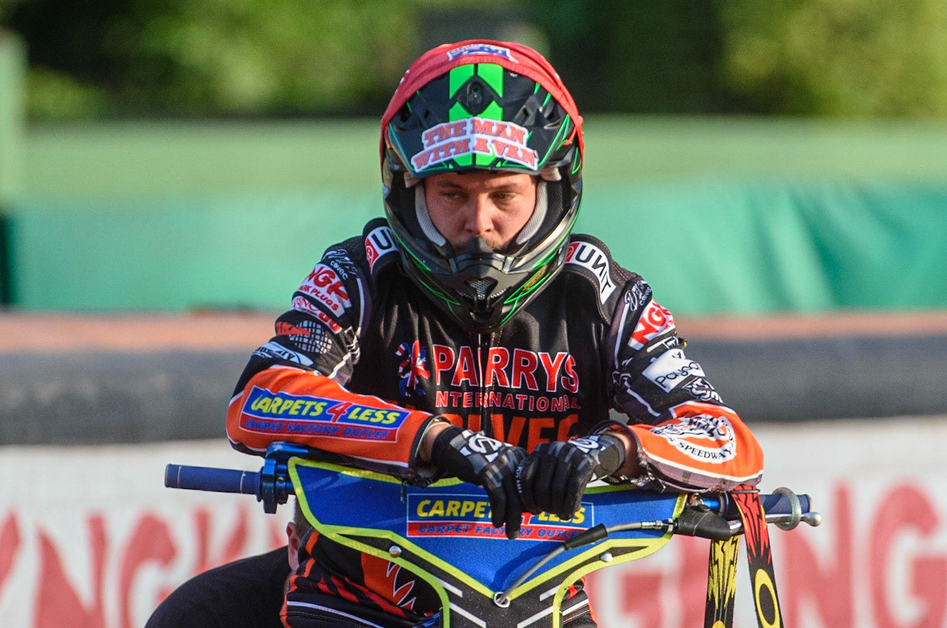 WOLVERHAMPTON, UK. JULY 26TH Nick Morris  waits for his heat during the SGB Premiership match between Wolverhampton Wolves and Belle Vue Aces at the Ladbroke Stadium, Wolverhampton on Monday 26th July 2021. (Credit: Ian Charles | MI News)