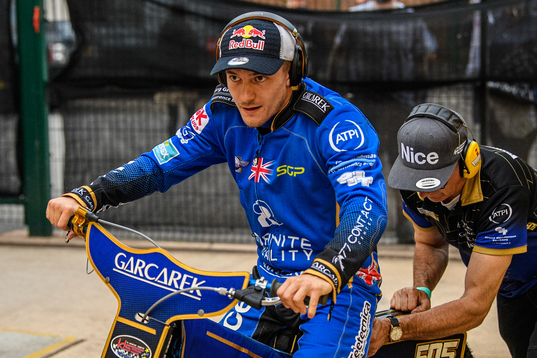 Robert Lambert - King’s Lynn MacInnes Stars during the Sports Insure Premiership match between Belle Vue Aces and King's Lynn Stars at the National Speedway Stadium, Manchester on Monday 21st August 2023. (Photo: Ian Charles | MI News)