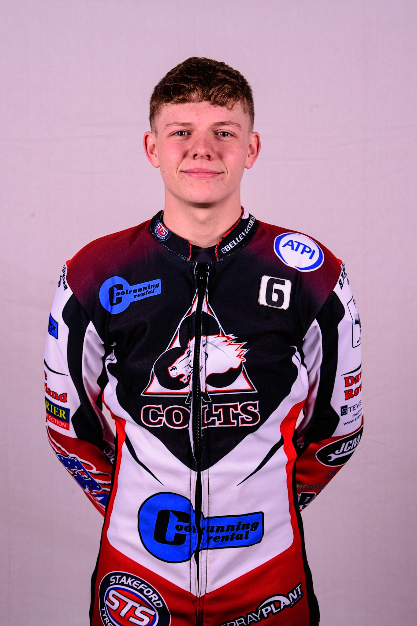 MANCHESTER, UK. MAR 14TH Archie Freeman - Belle Vue 'Cool Running' Colts during the Belle Vue Speedway Media Day at the National Speedway Stadium, Manchester on Monday 14th March 2022. (Credit: Ian Charles | MI News)