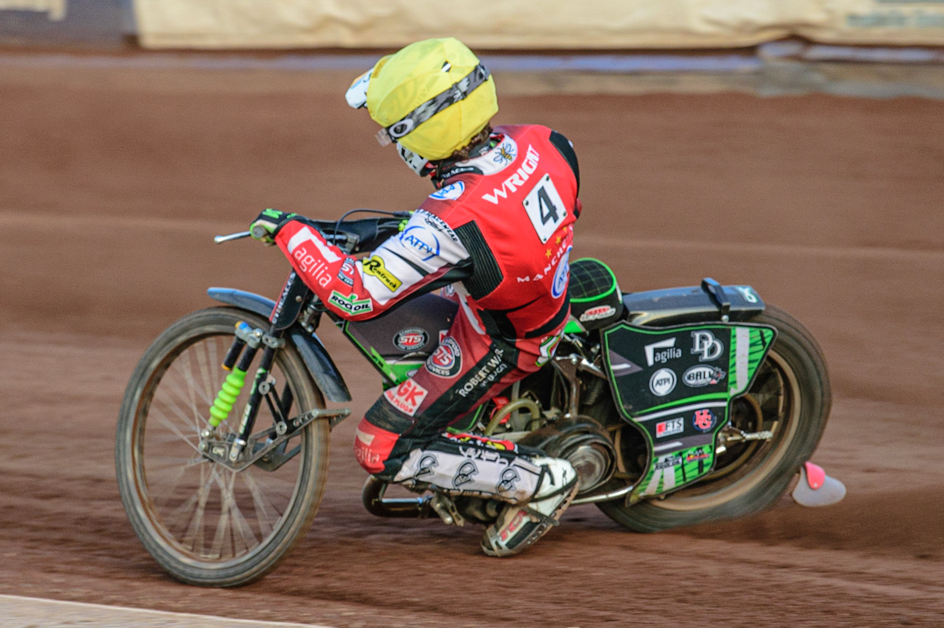 SHEFFIELD, UK. MAY 26TH Charles Wright  in action  for Belle Vue ATPI Aces   during the SGB Premiership match between Sheffield Tigers and Belle Vue Aces at Owlerton Stadium, Sheffield on Thursday 26th May 2022. (Credit: Ian Charles | MI News)